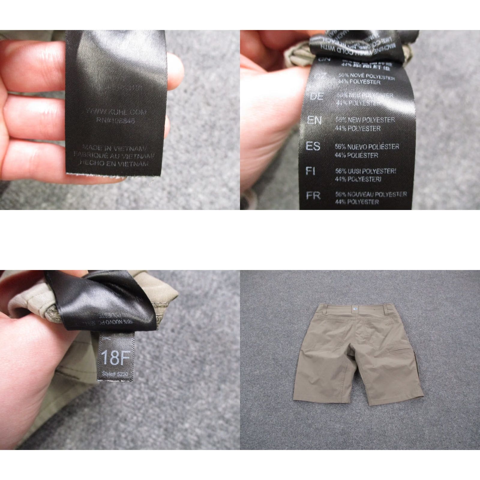 Vintage Kuhl Shorts Mens 30 Beige Utility Hiking Workwear Outdoor Climbing Hiking Shorts Beige Pocket Pockets 30 Mens Size US 30 / EU 46 - 8 Thumbnail