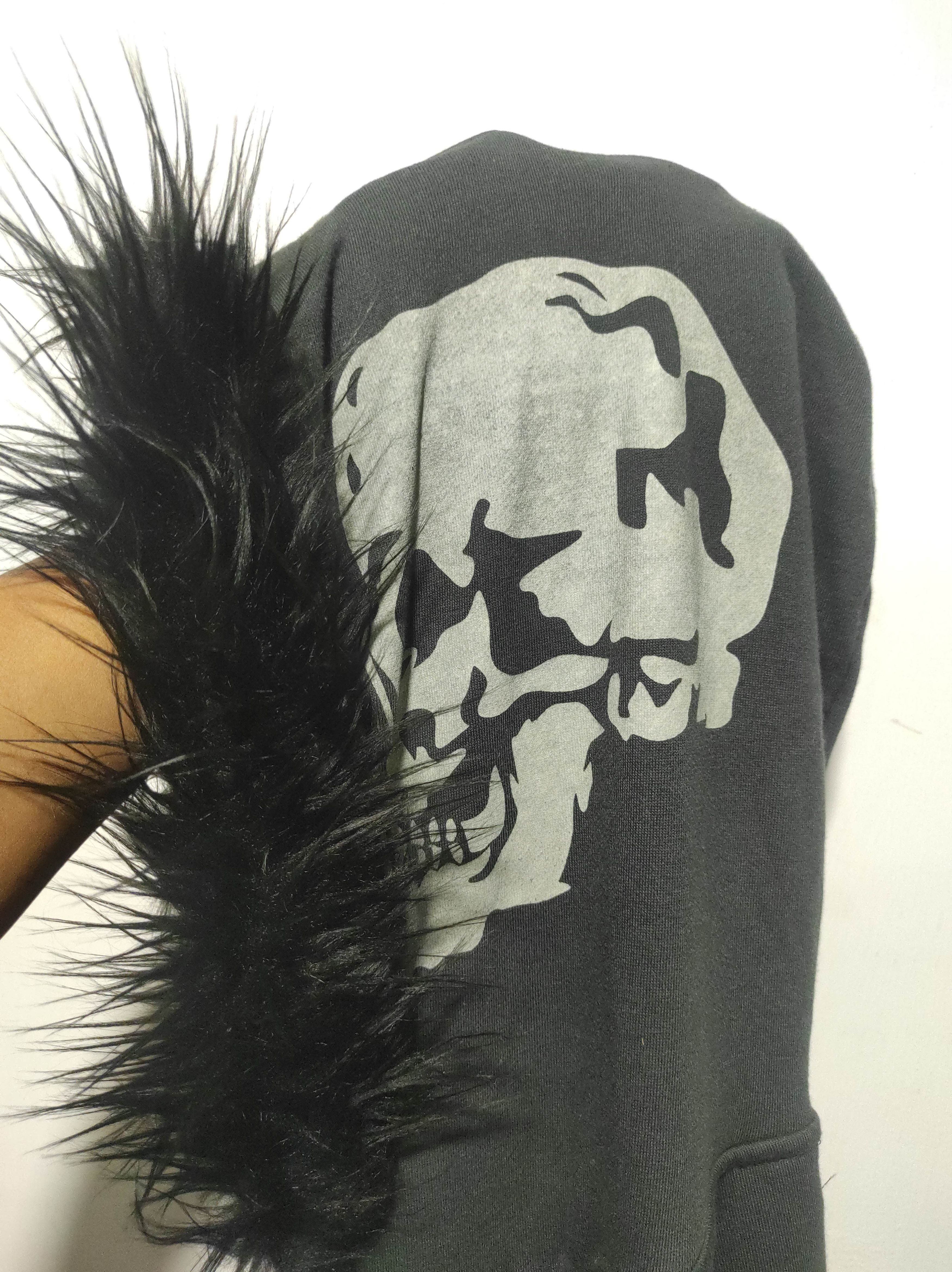 Hysteric Glamour Estilo Mask Skull Zipper Fur Hoodie IfSixWasNine LGB style Size US M / EU 48-50 / 2 - 16 Thumbnail