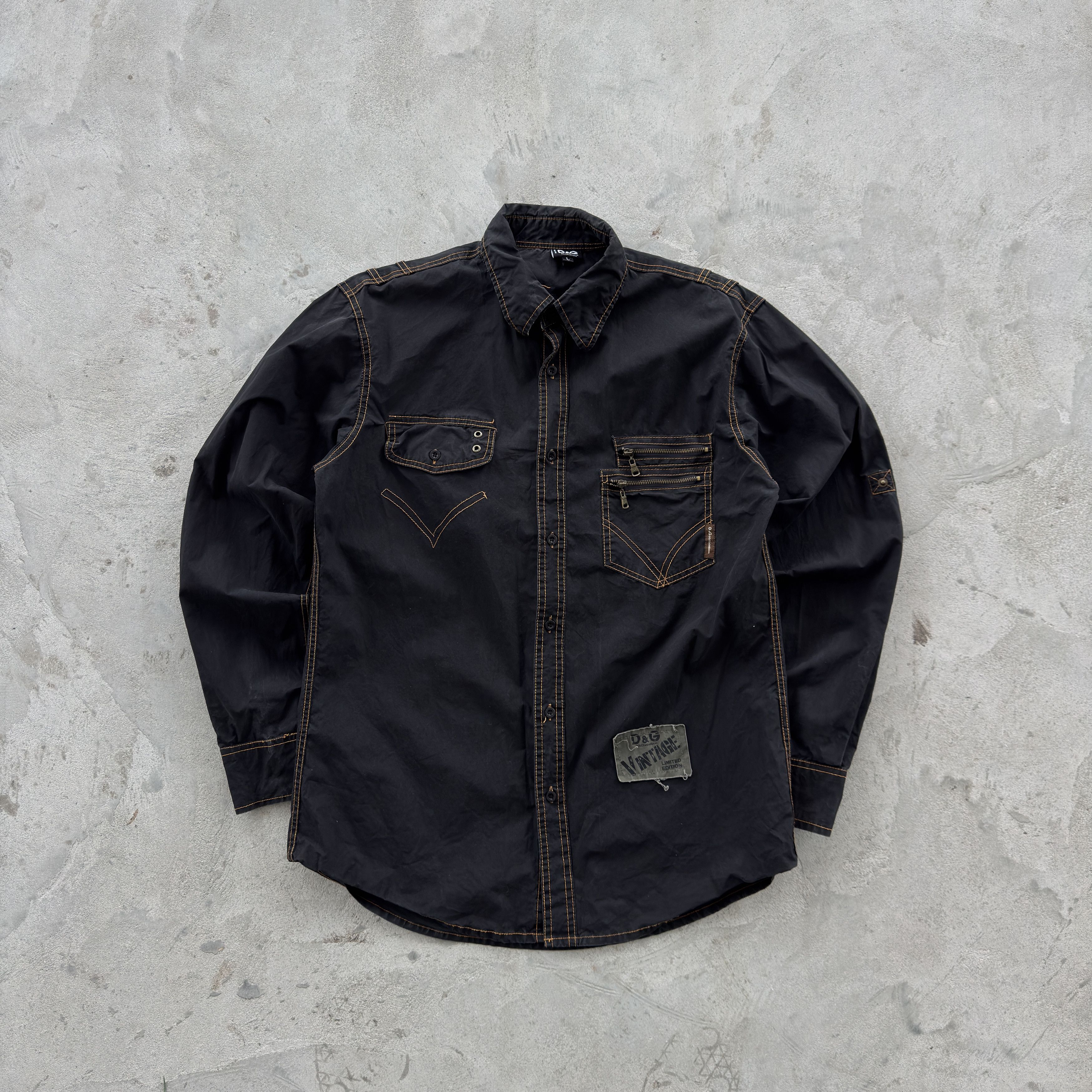 Vintage 90s Dolce & Gabbana Button Ups Shirt Y2K