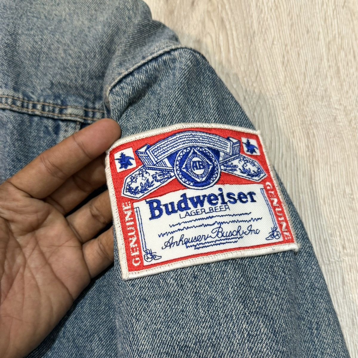 Vintage Vintage 5160X Denim Jacket Budweiser Coca Cola Patch Size US M / EU 48-50 / 2 - 4 Thumbnail