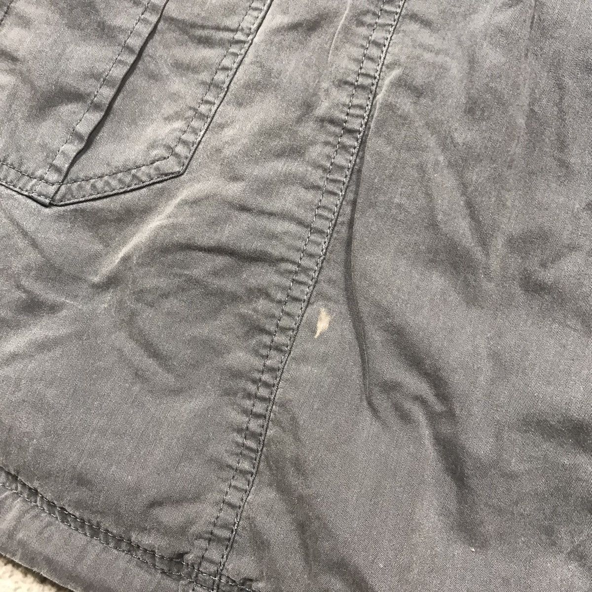 Vintage Y2K Black Cargo Midi Skirt Distressed Avant Garde Grunge 31 Size 31" - 3 Thumbnail