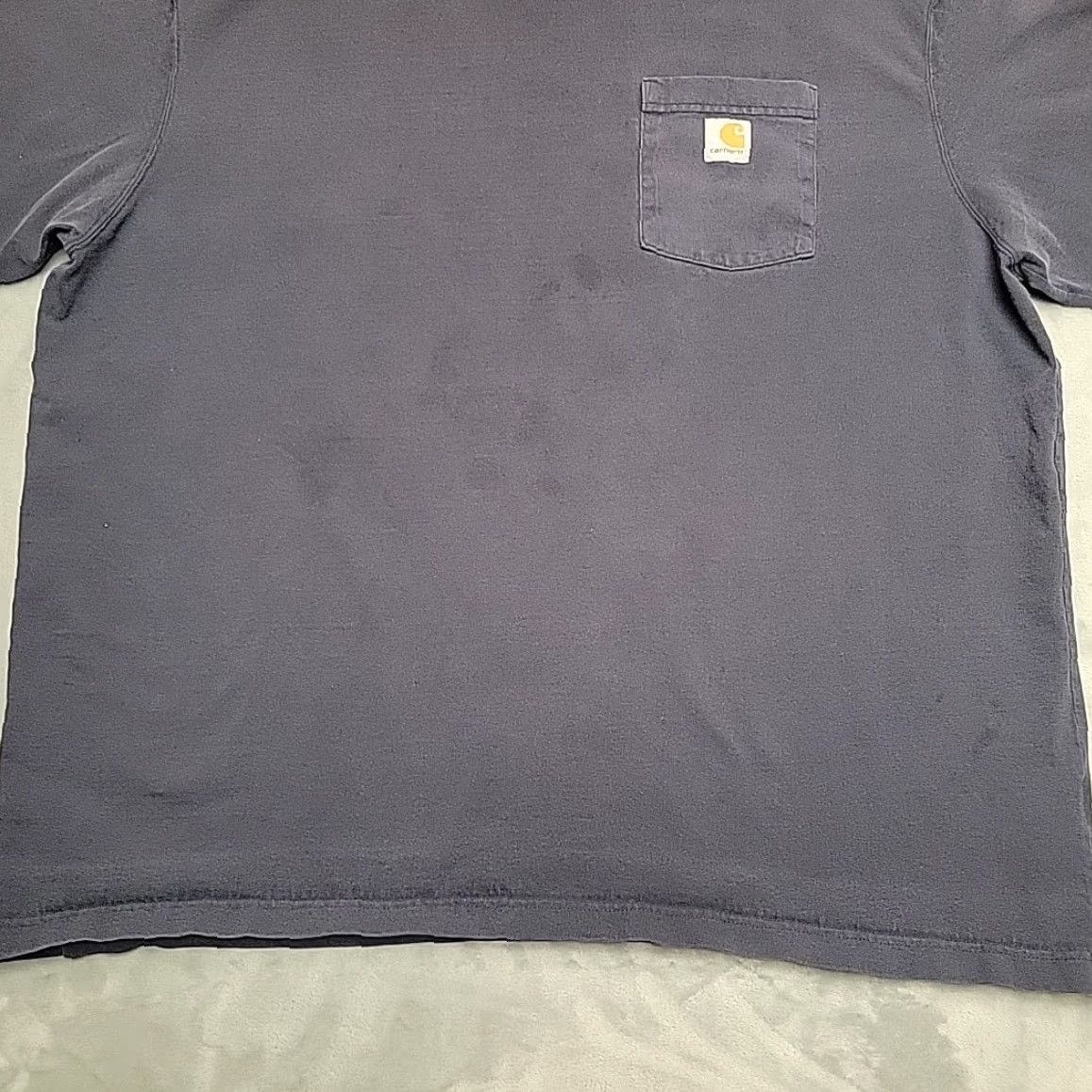 Carhartt Carhartt Shirt Mens XXL Navy Original Fit Short Sleeve Crewneck Pocket Tee K87 Size US XXL / EU 58 / 5 - 2 Thumbnail