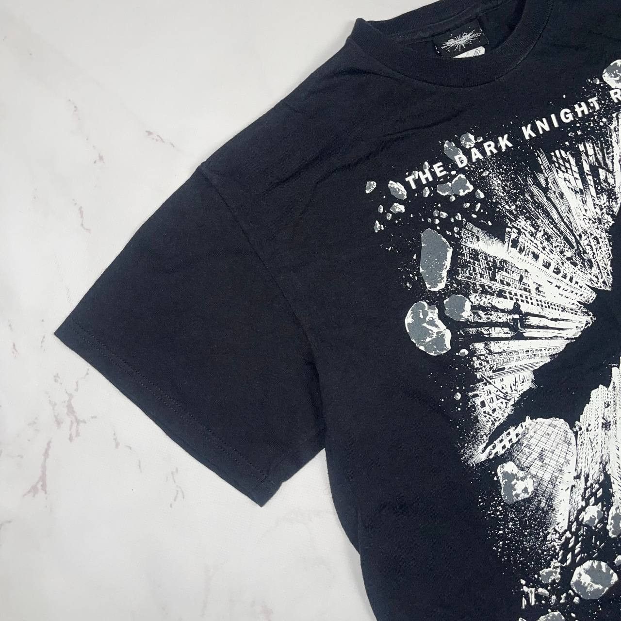 Vintage Vintage Batman THE DARK KNIGHT RISES Movie Black SZL T-Shirt Size US L / EU 52-54 / 3 - 4 Thumbnail