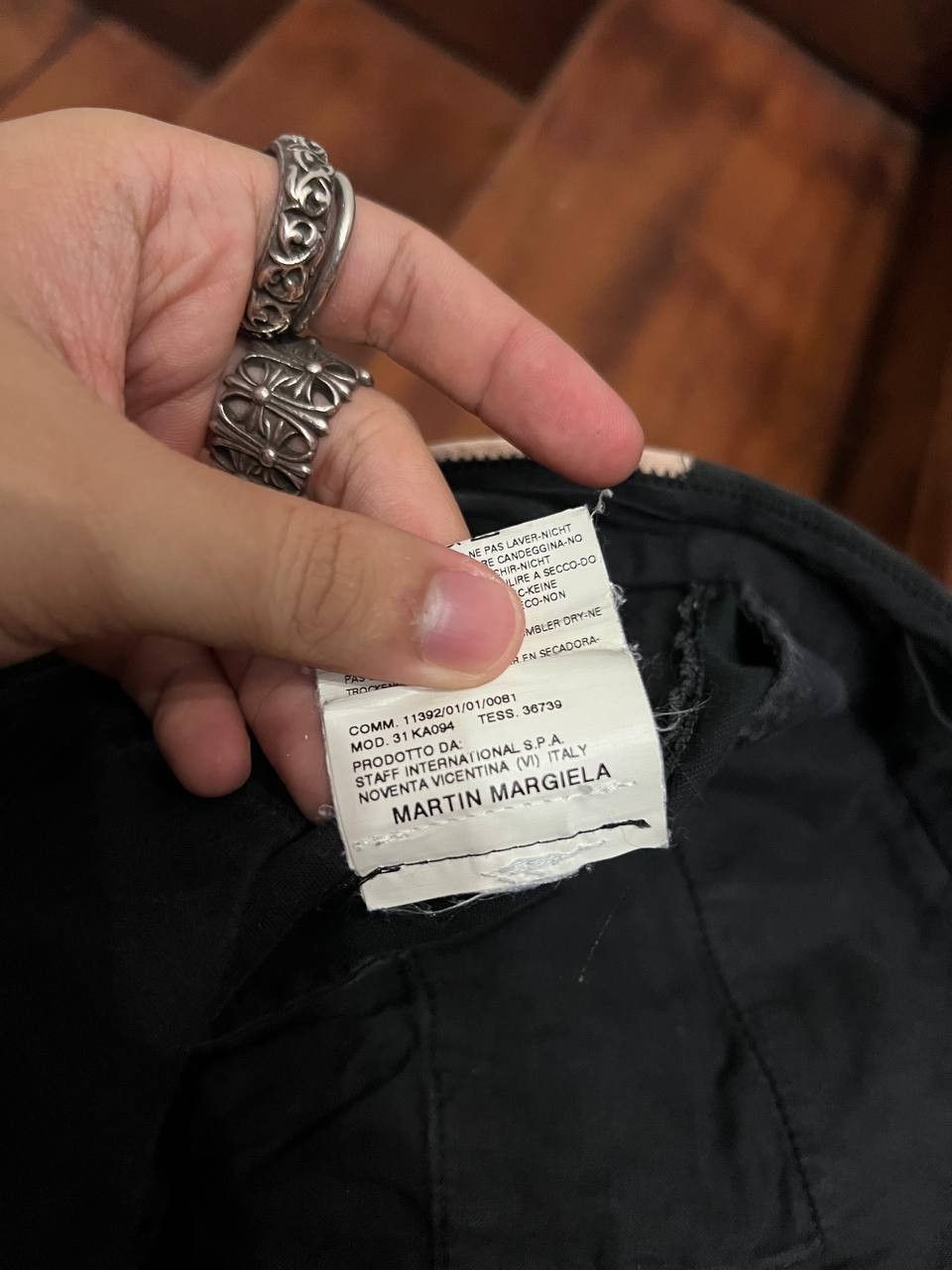 Maison Margiela SS08 Maison Martin Margiela Blank Tag Stripe Panel Pants Size US 28 / EU 44 - 6 Thumbnail