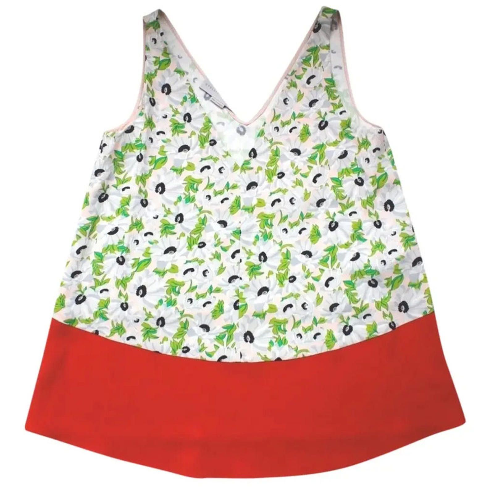 Stella McCartney Stella McCartney 2016 Resort Floral A Line Top F 38 uk 10 Size M / US 6-8 / IT 42-44 - 1 Thumbnail