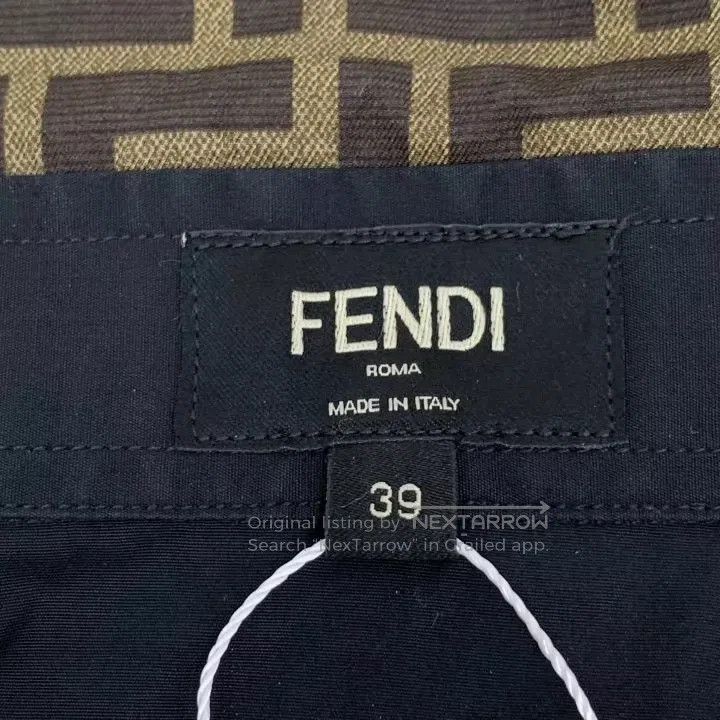 Fendi Fendi size 39 22 Model, Black Collar Logo Letter Cotton Sin Size US XS / EU 42 / 0 - 5 Thumbnail