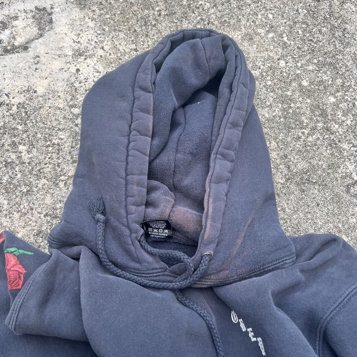 Obey “OBEY” DISTRESS ROSE PRINT HOODIE Size US M / EU 48-50 / 2 - 7 Thumbnail
