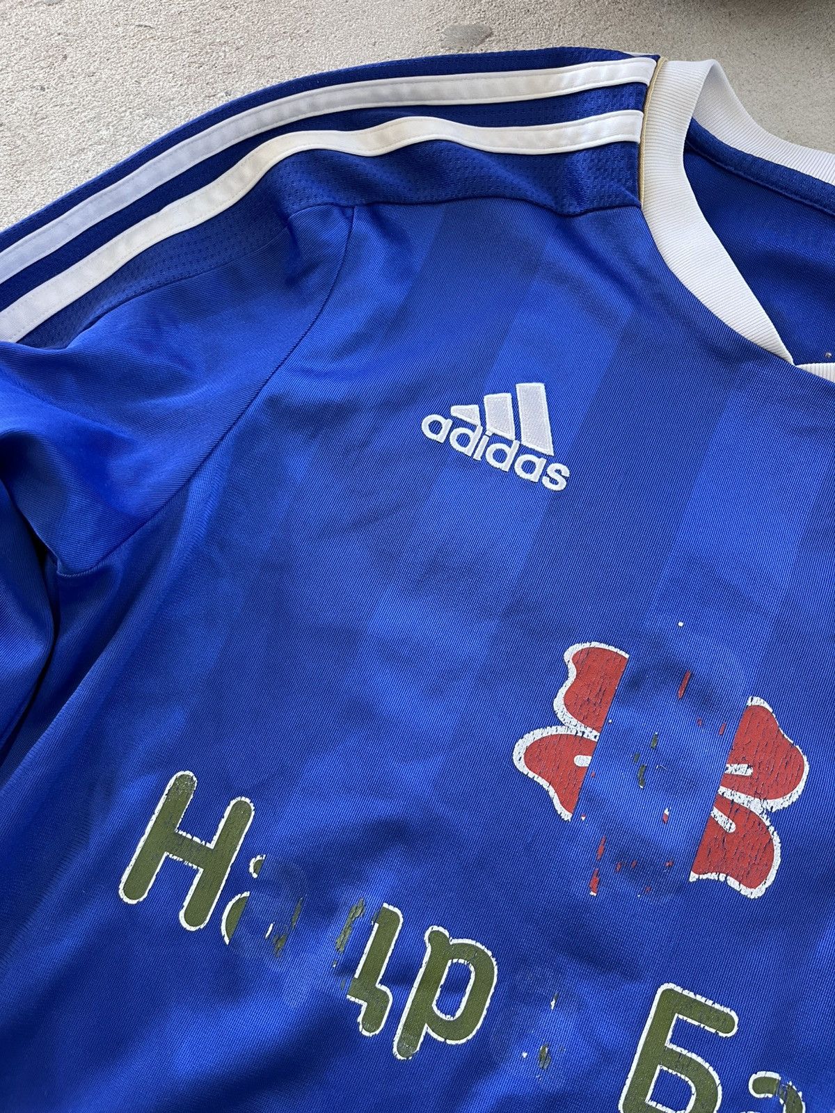 Adidas Vintage Adidas Dynamo Kyiv LongSleeve Jersey Blue 6 Football Size US S / EU 44-46 / 1 - 8 Thumbnail