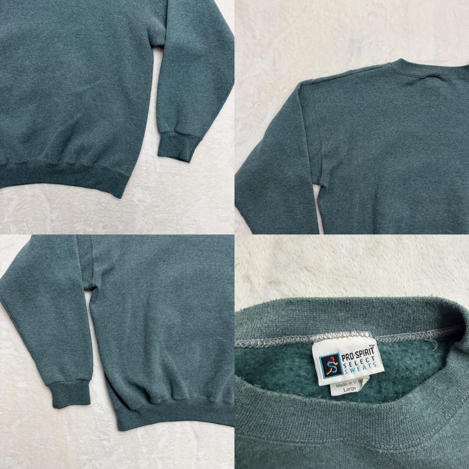 ESPIRIT Pro Spirit Leopard Sweatshirt Mens Large Green Embroidered Crewneck Made USA Size US L / EU 52-54 / 3 - 9 Thumbnail