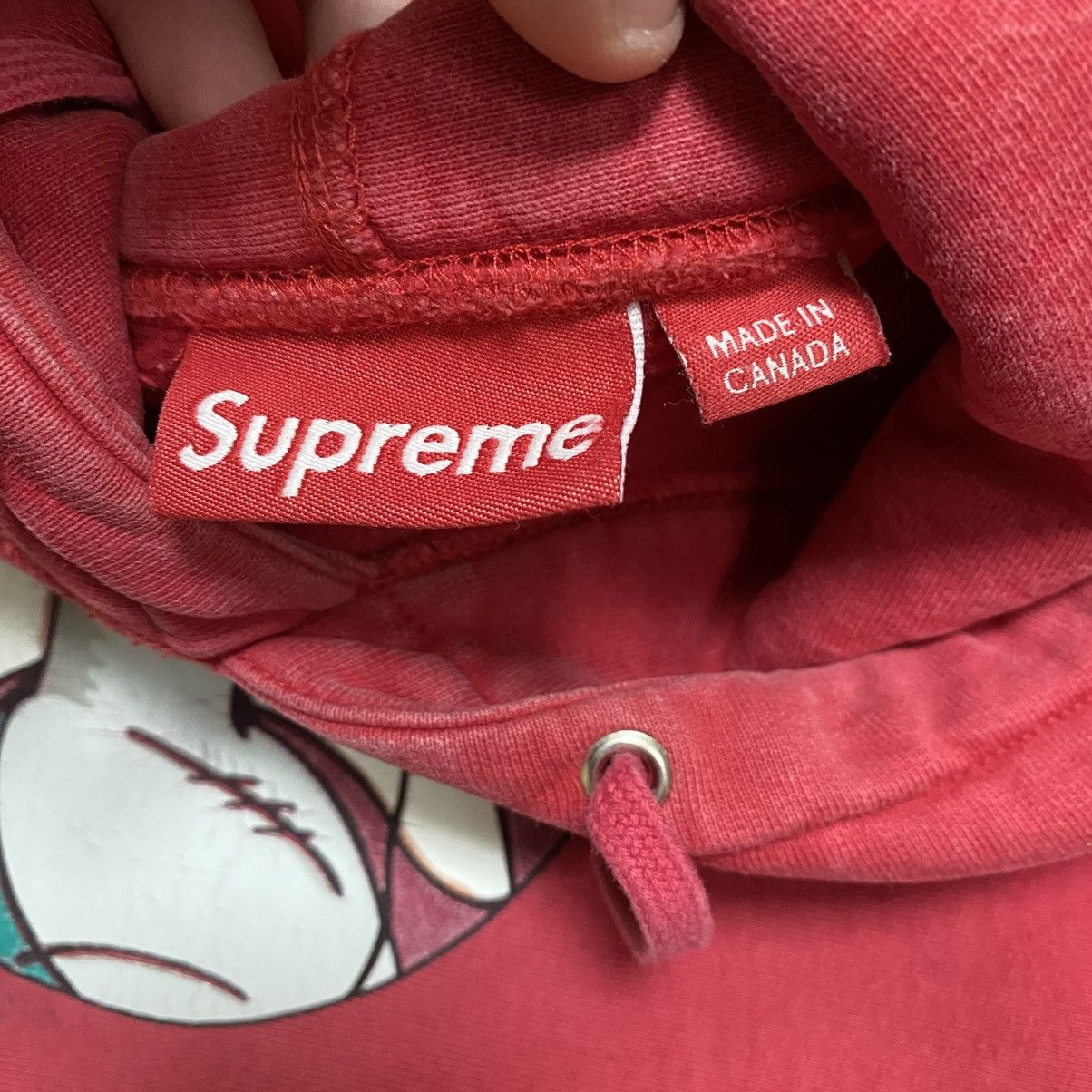 Supreme Supreme Hoodie Big Logo Red Size US M / EU 48-50 / 2 - 13 Thumbnail