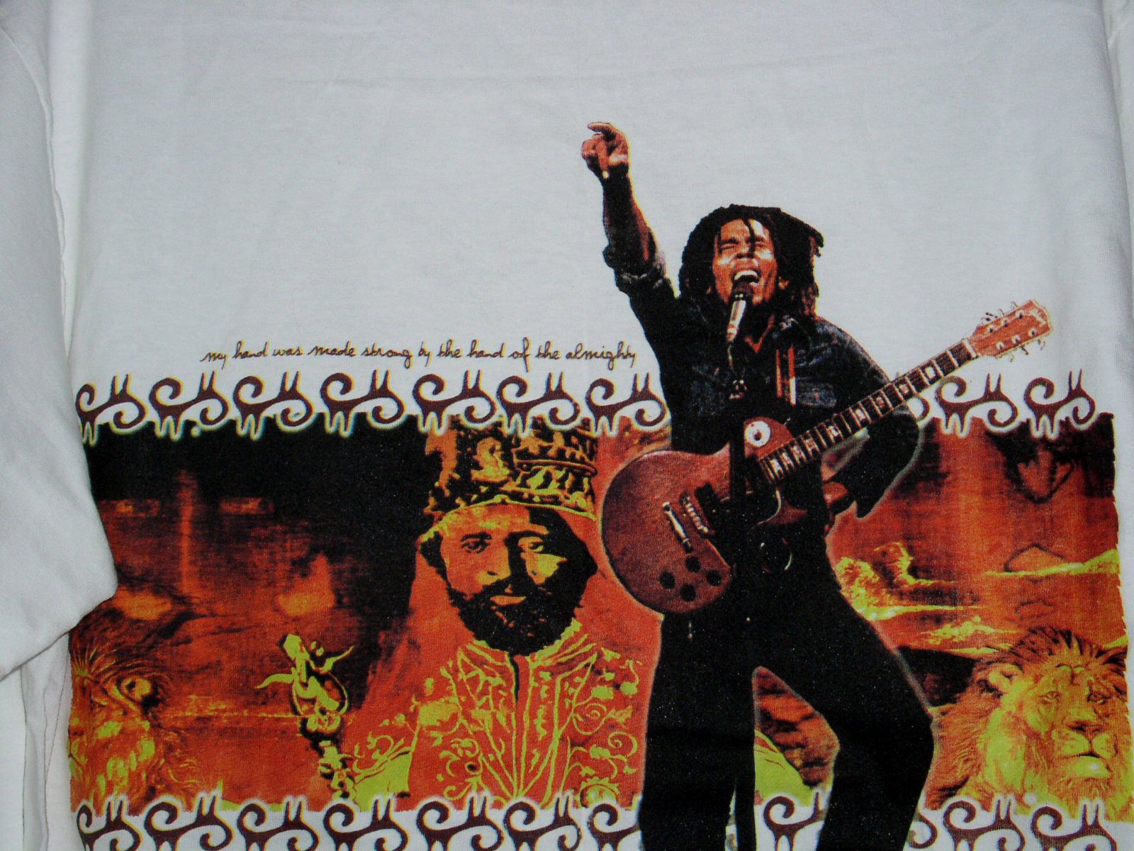 Bob Marley × Zion Rootswear Bob Marley Shirt 1999 Long Sleeve Zion Hope Road Music Size US L / EU 52-54 / 3 - 4 Thumbnail