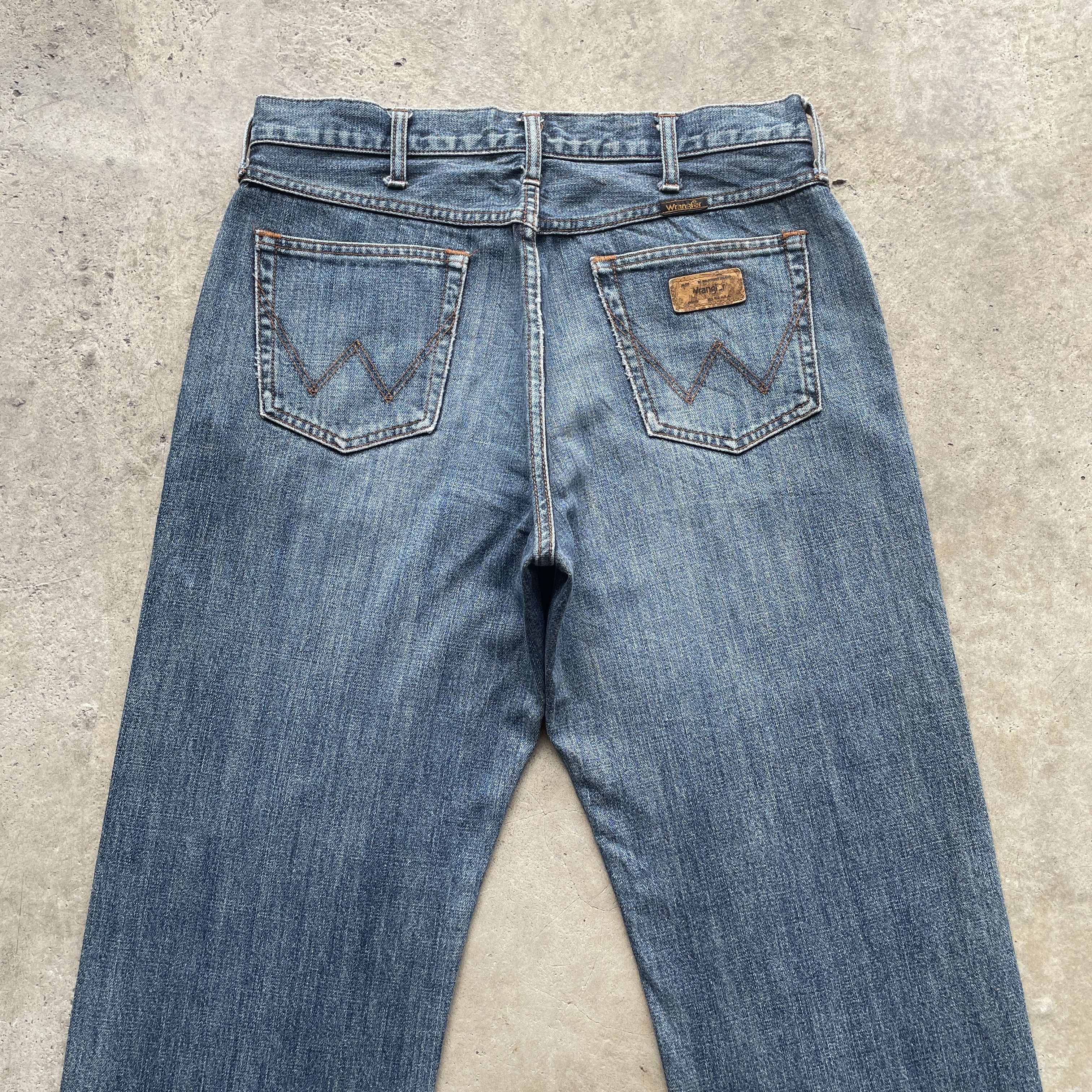 Japanese Brand × Wrangler W32 VINTAGE WRANGLER DISTRESSED JEANS FADED PANTS DENIM Size US 32 / EU 48 - 9 Thumbnail