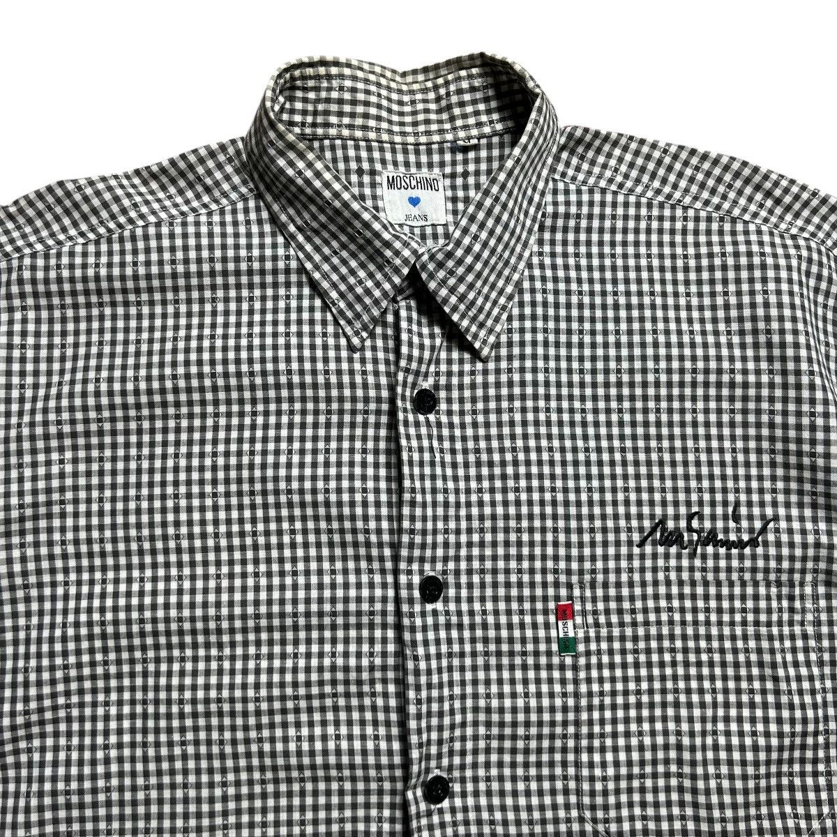 Moschino Vintage Moschino Button Up Shirt Size US M / EU 48-50 / 2 - 3 Thumbnail