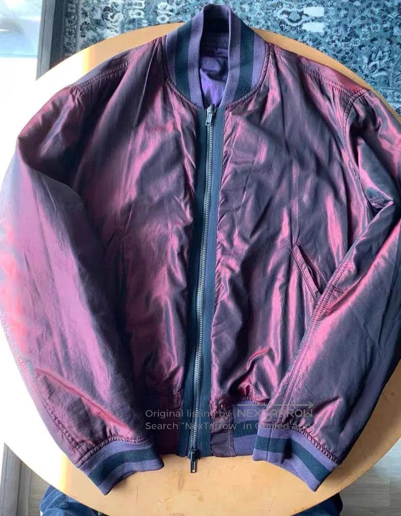Haider Ackermann Haider Ackermann Red Purple Bomber Jacket. Size US M / EU 48-50 / 2 - 2 Thumbnail