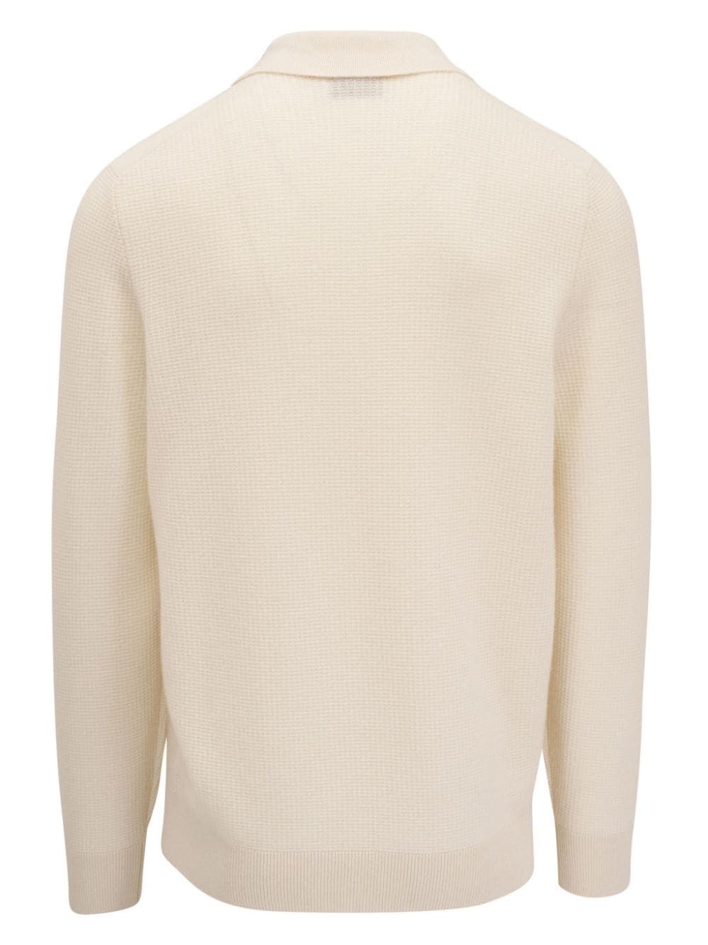 Brunello Cucinelli o1mtch0225 Cashmere Sweater in Off White Size US XL / EU 56 / 4 - 2 Thumbnail