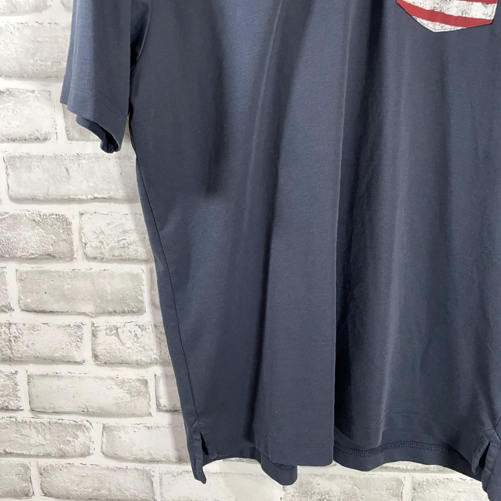 TravisMathew Travis Mathew Polo Shirt Mens Size L Athletic USA Graphic Dark Blue Polo Shirt Mens Size L USA Athletic Graphic Polo Shirt Blue Size US L / EU 52-54 / 3 - 3 Thumbnail