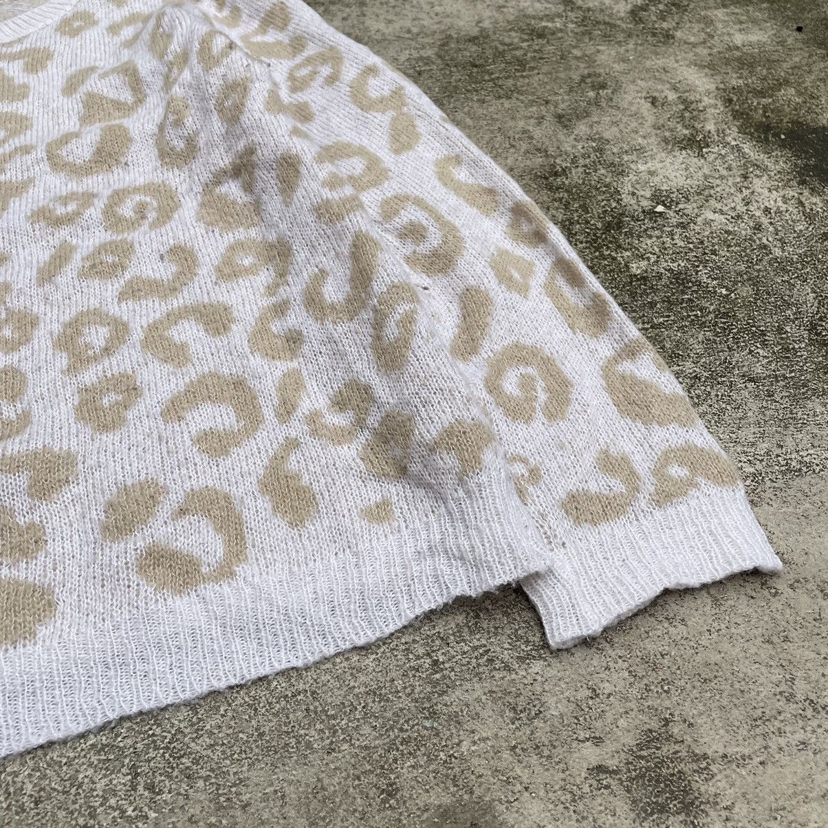 Vintage Vintage Y2K Leopard Print Knit Sweater Oversized Grunge M Size US M / EU 48-50 / 2 - 5 Thumbnail