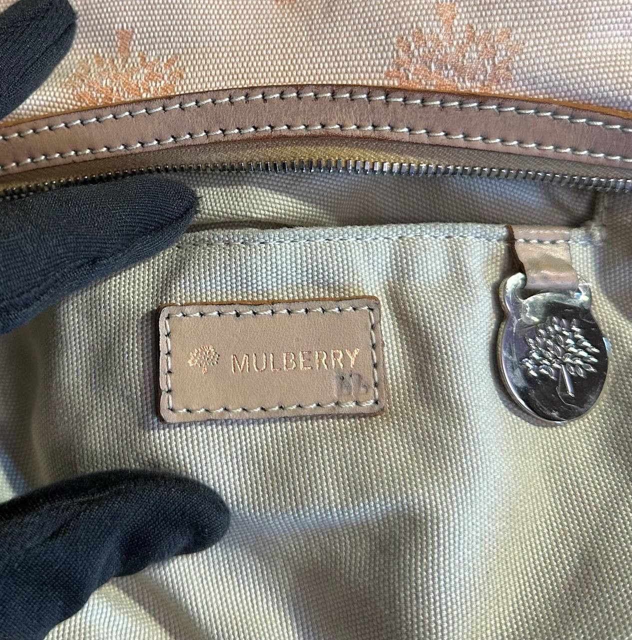 Mulberry Mulberry Pink Canvas Bag TreeLogo Small Adjustable Crossbody Size ONE SIZE - 10 Thumbnail