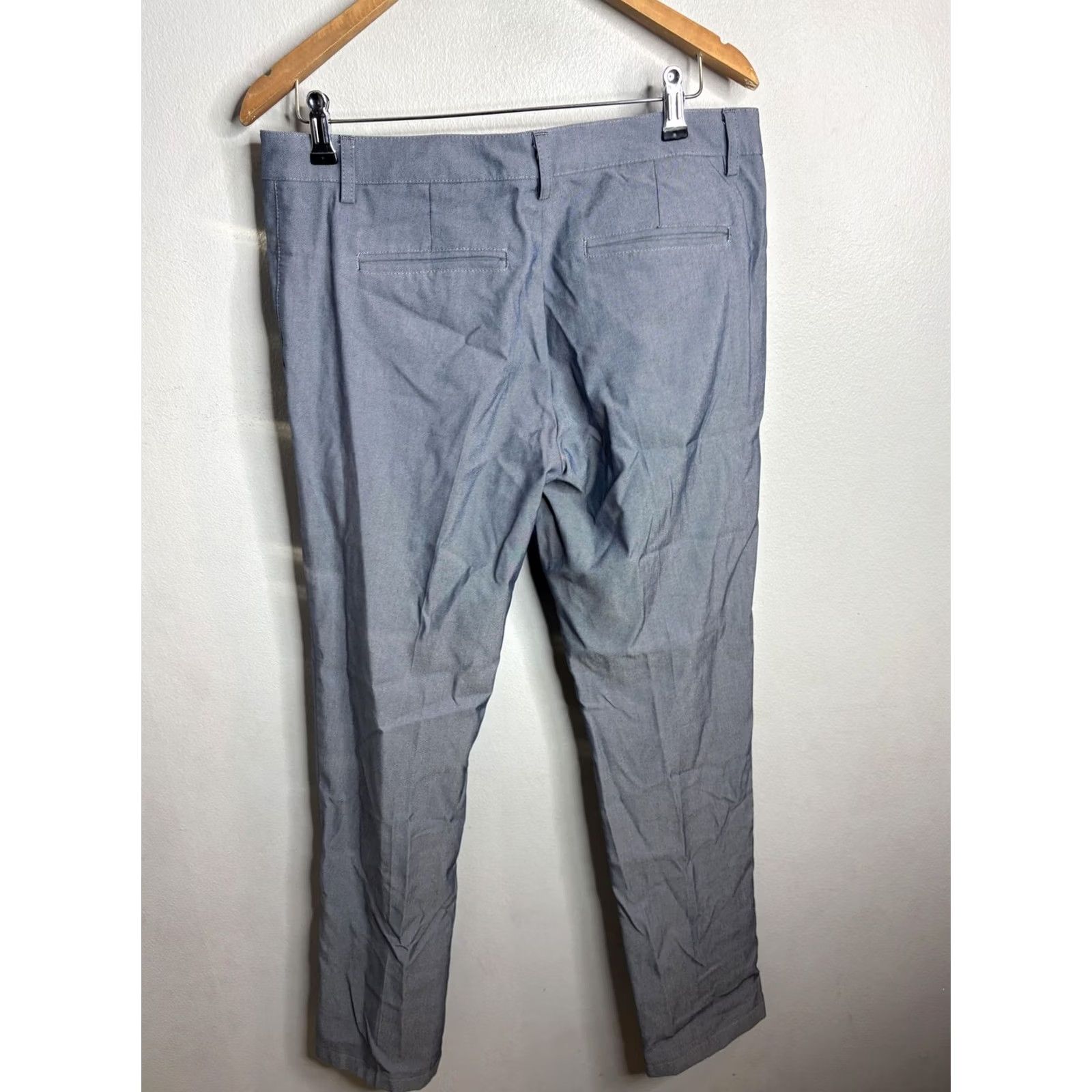 Mizzen+Main VINTAGE Mizzen+Main Pants Mens 32 Gray Performance Chino Dress Work Stretch Casual Tech Size US 32 / EU 48 - 5 Thumbnail