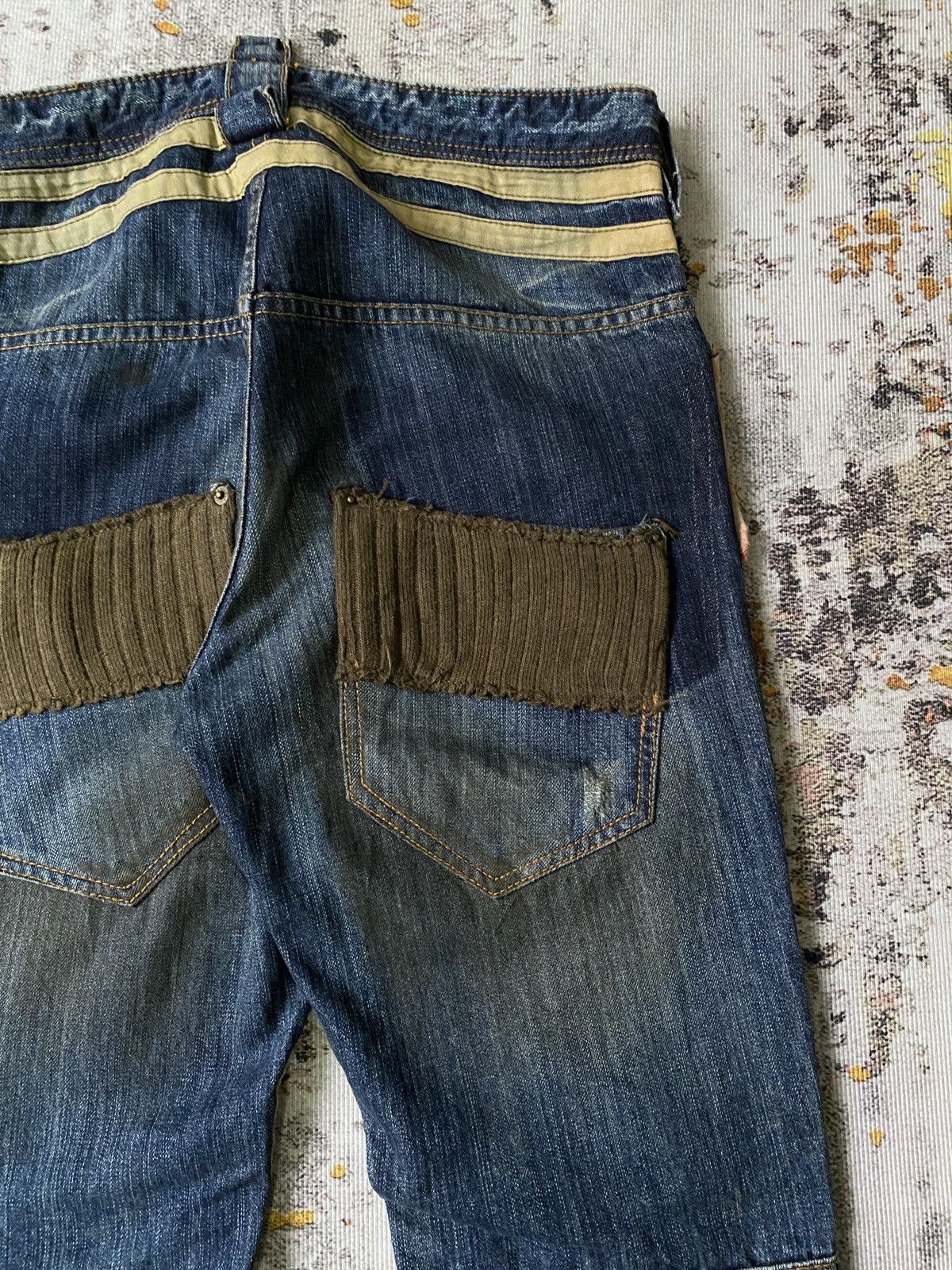 Japanese Brand PPFM Japan Distressed Denim Size US 31 - 14 Thumbnail