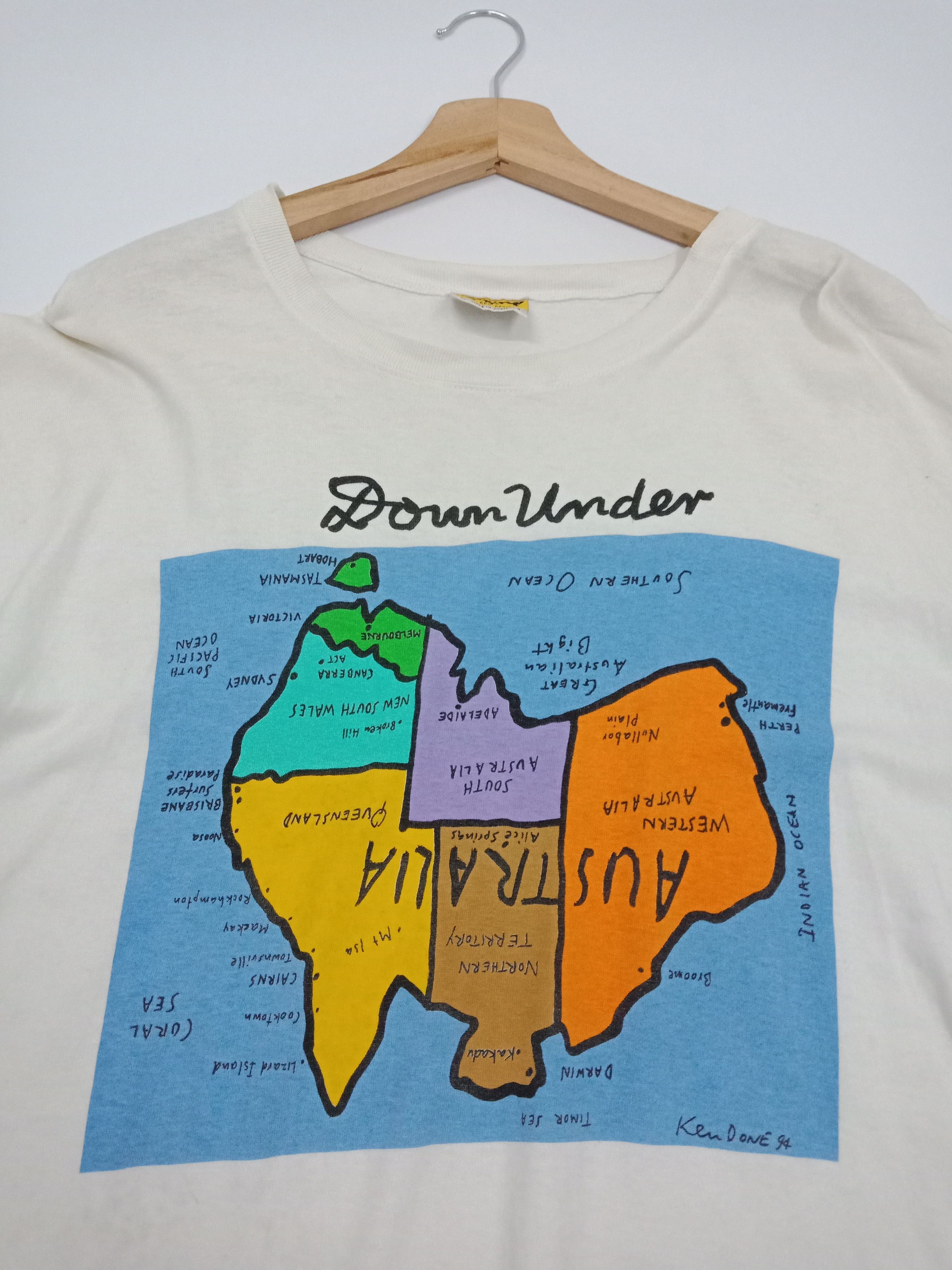 Vintage 94 Ken Done Australia Down Under #D Size US XL / EU 56 / 4 - 4 Thumbnail