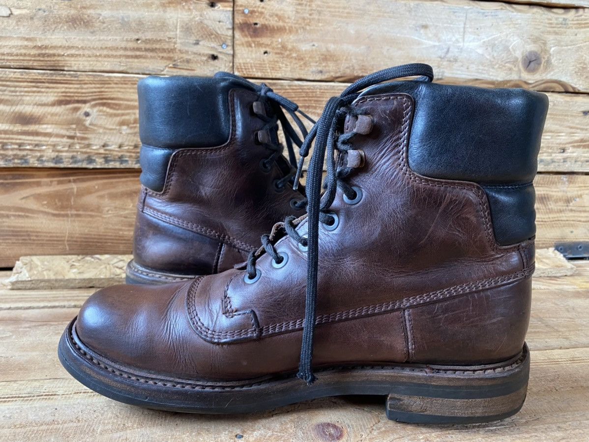 Prada Vintage Prada milano hiking boots brown leathers shoes Uk7.5 Size US 8.5 / EU 41-42 - 12 Thumbnail