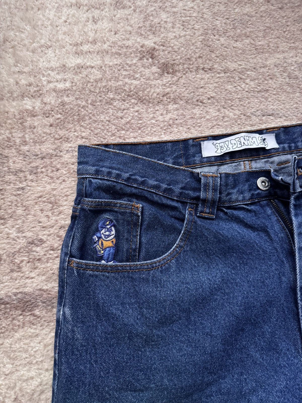 Polar Skate Co. Polar skate co. Big boy denim 93 swag skate y2k navy denim Size US 32 / EU 48 - 2 Thumbnail
