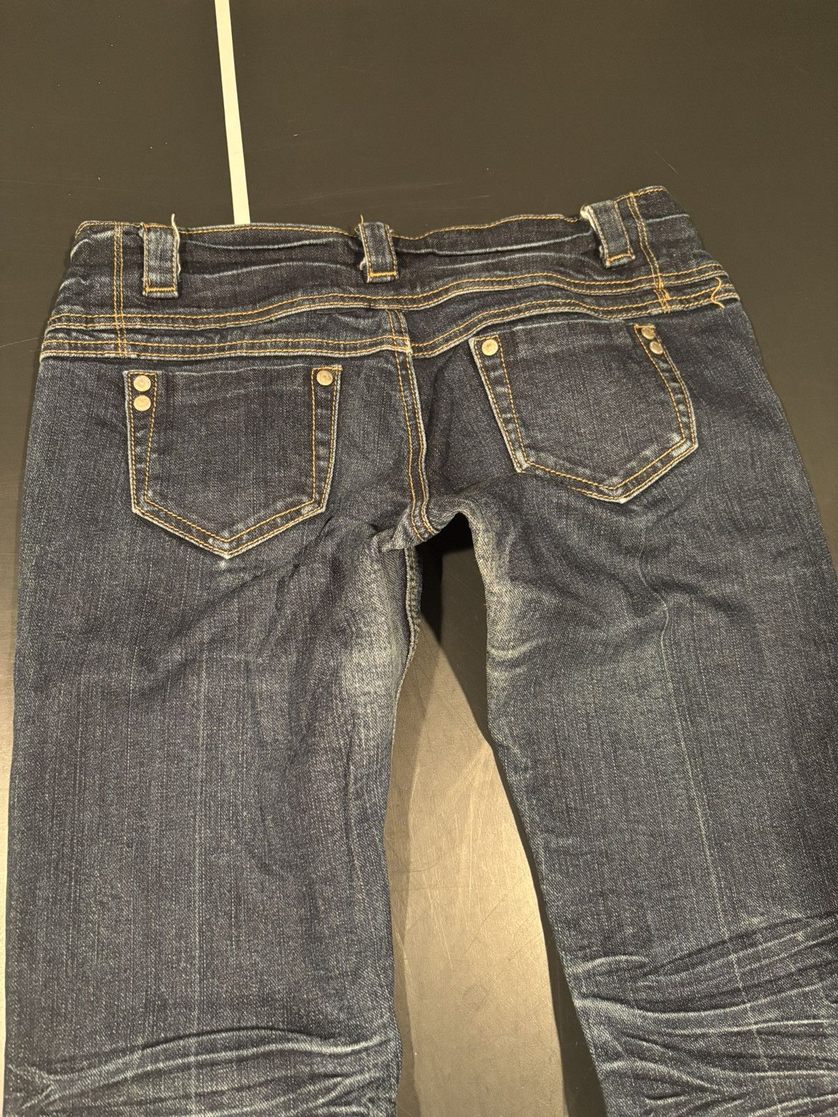 Other Grunge Punk Rock Y2K Style Women’s Dark Wash Denim Jeans Size 28" / US 6 / IT 42 - 4 Thumbnail