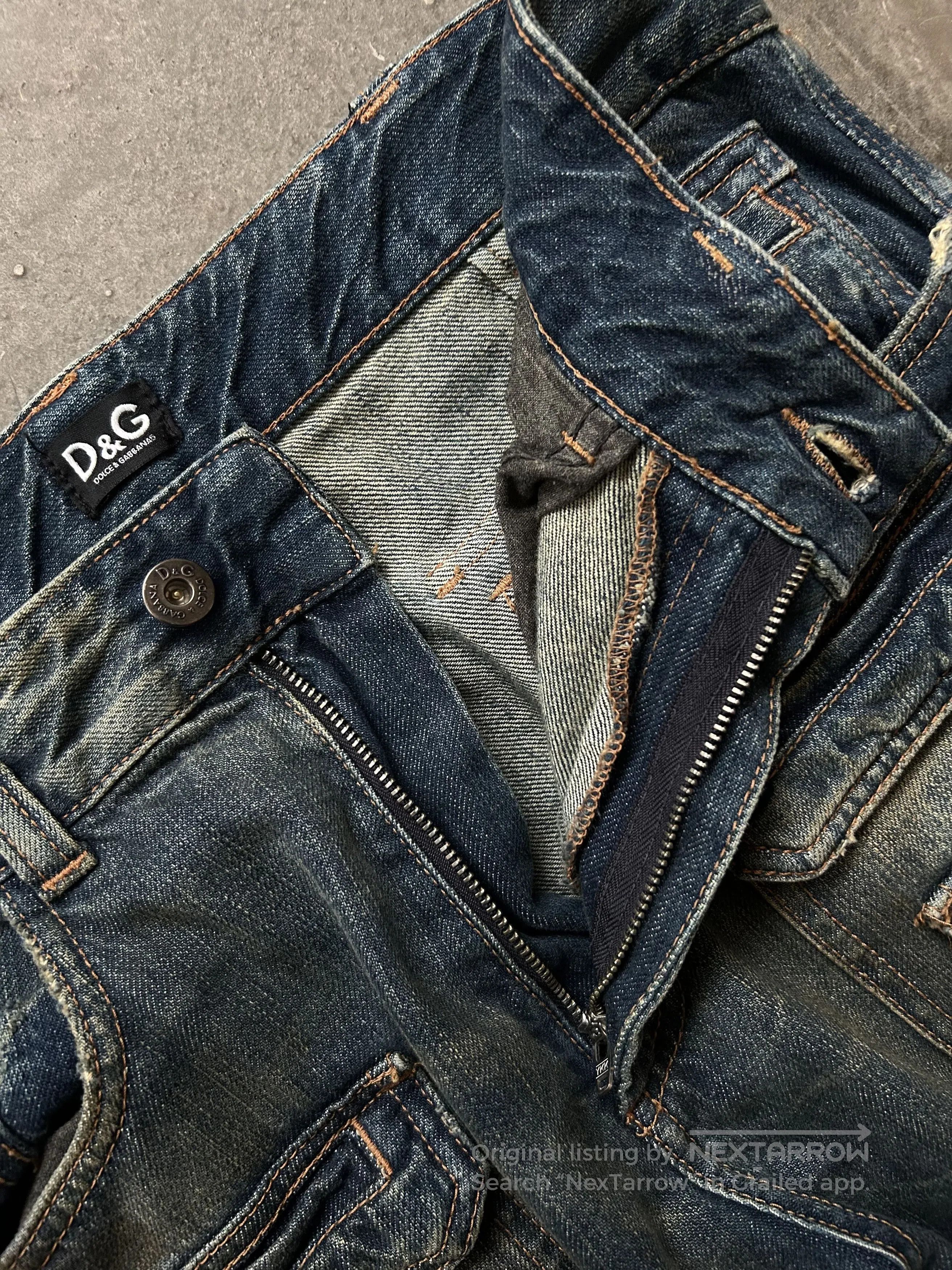 Dolce & Gabbana Dolce&Gabbana Cargo Pants with Mud Dye. Size US 34 / EU 50 - 6 Thumbnail