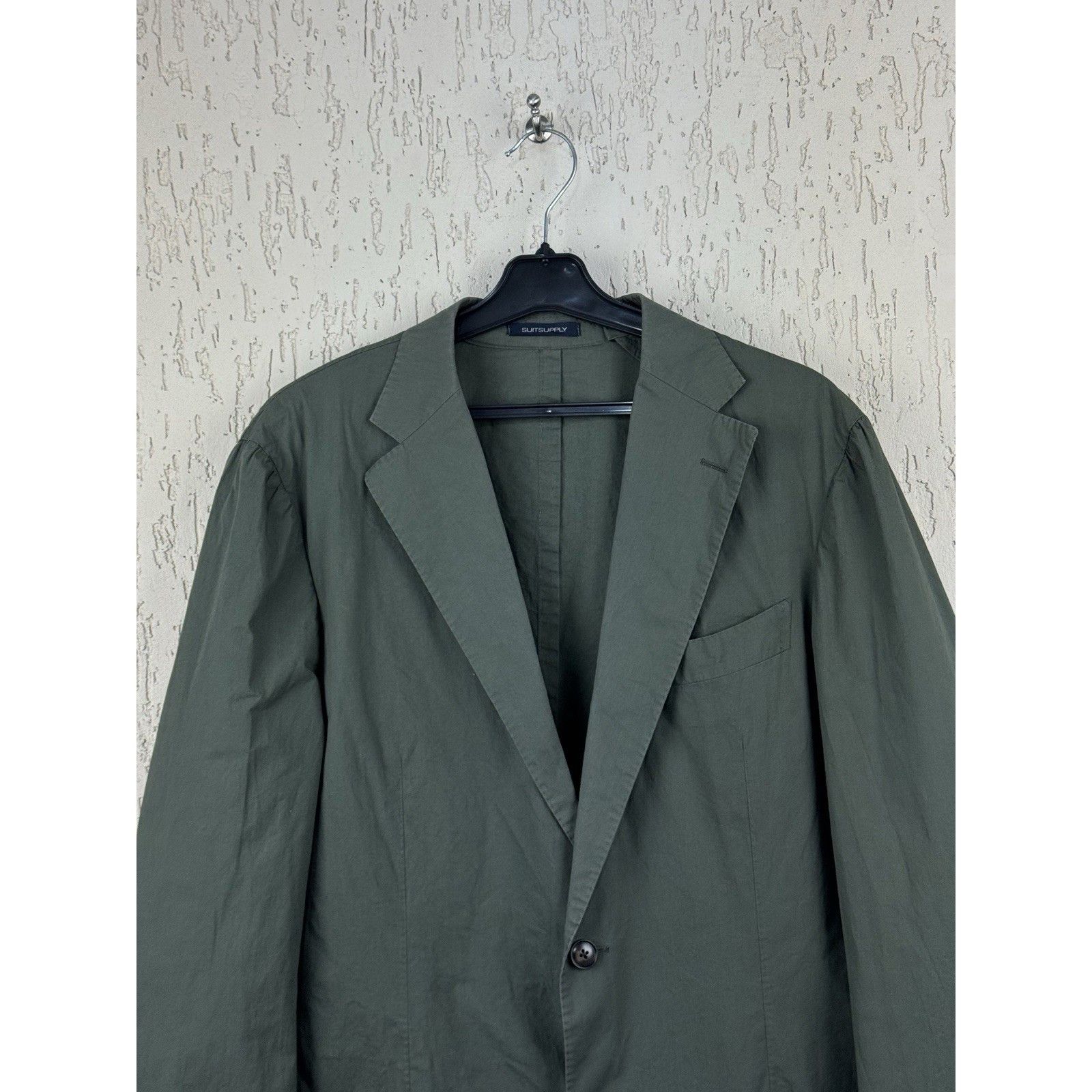 Suitsupply SUITSUPPLY Lazio Patch Unconstructed Fused UL Suit Men's Sz Size 44R - 4 Thumbnail