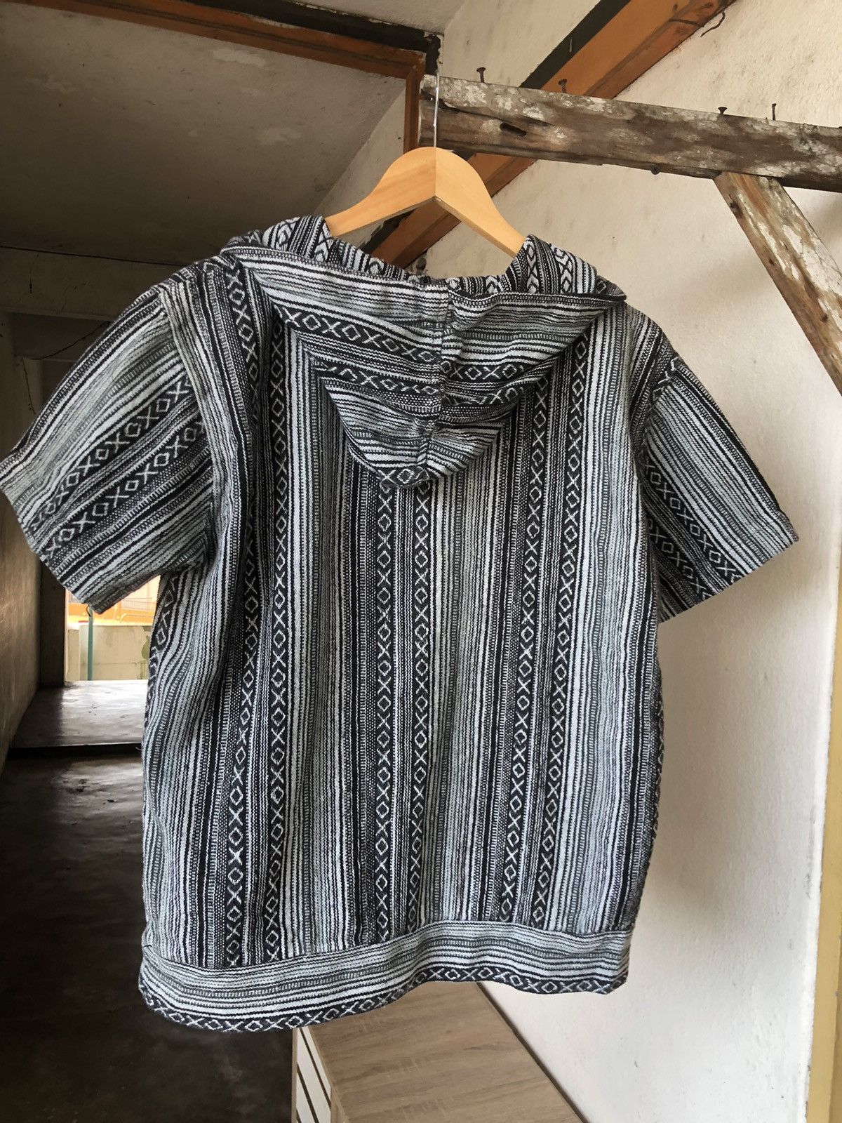 Vintage Vintage Lakhay Knit Cotton Hitchhiker Boho Hoodie Like Coogi Size US S / EU 44-46 / 1 - 16 Thumbnail