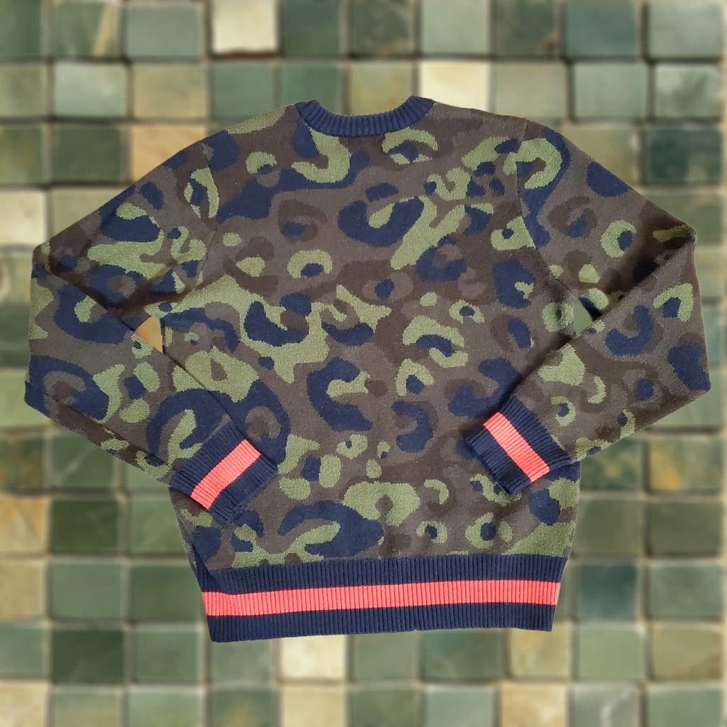 ANATOMICA Anatomie Designer Camo Sweater Womens Sz M Rare Preppy Streetwear Size M / US 6-8 / IT 42-44 - 1 Thumbnail