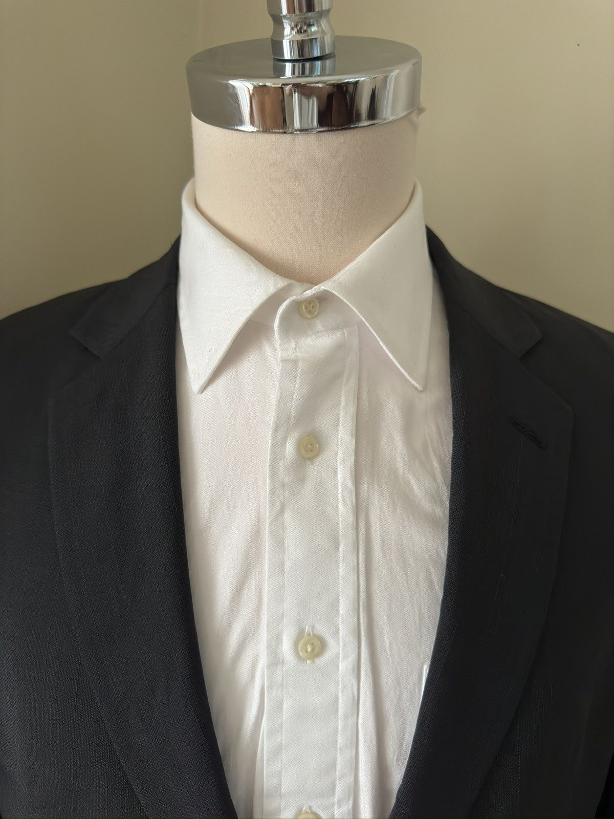 Giorgio Armani GIORGIO ARMANI Black Label Made in Italy 1 Button Jacket 42R Size 42R - 2 Thumbnail