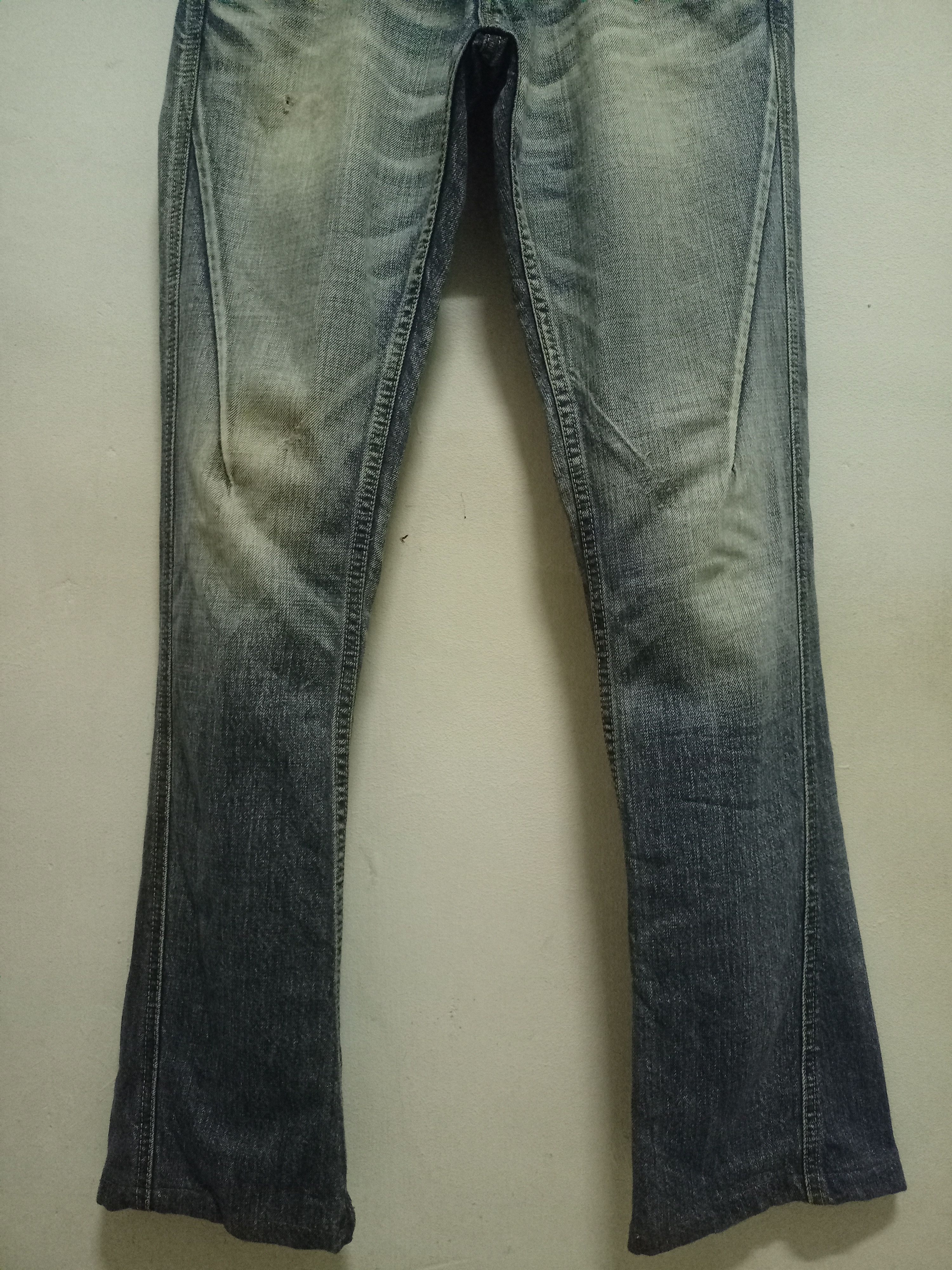Japanese Brand Vintage Japanese BLUE WAY Distressed Flare Jeans Size US 30 / EU 46 - 5 Thumbnail