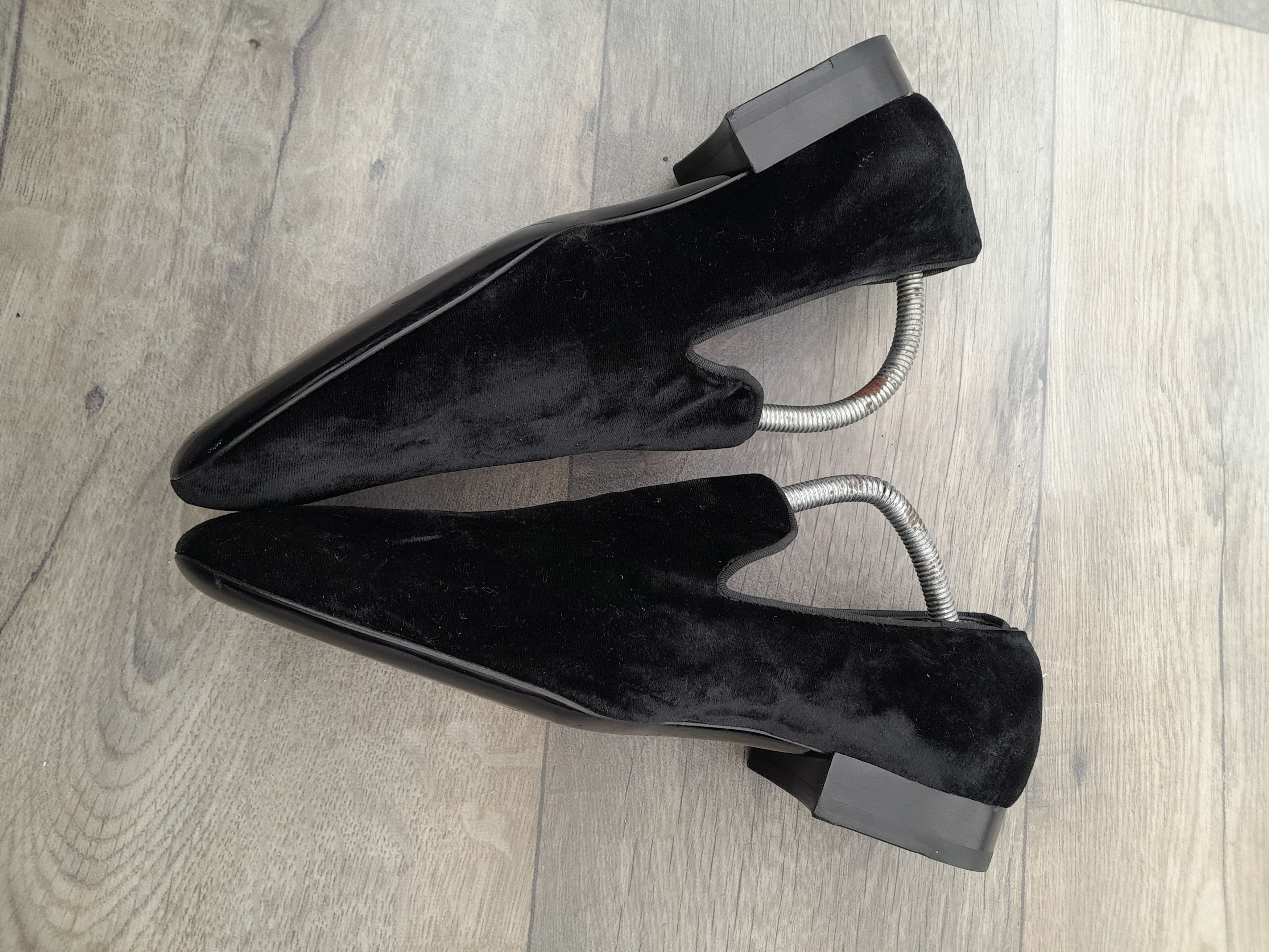 Saint Laurent Paris Saint Laurent YSL Black velvet loafers Size US 7 / EU 40 - 3 Thumbnail