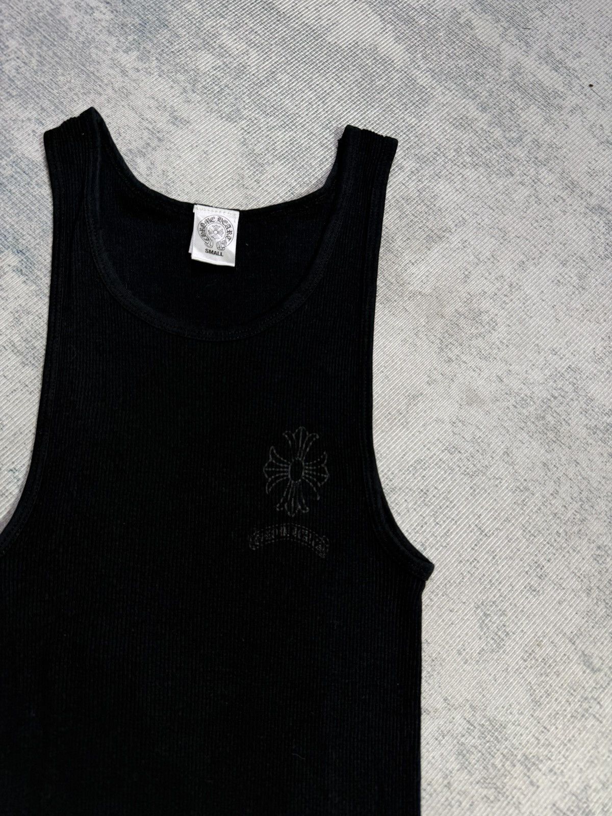 Chrome Hearts Like new! Y2K Tonal Cross Plus Tanktop Size US S / EU 44-46 / 1 - 3 Thumbnail