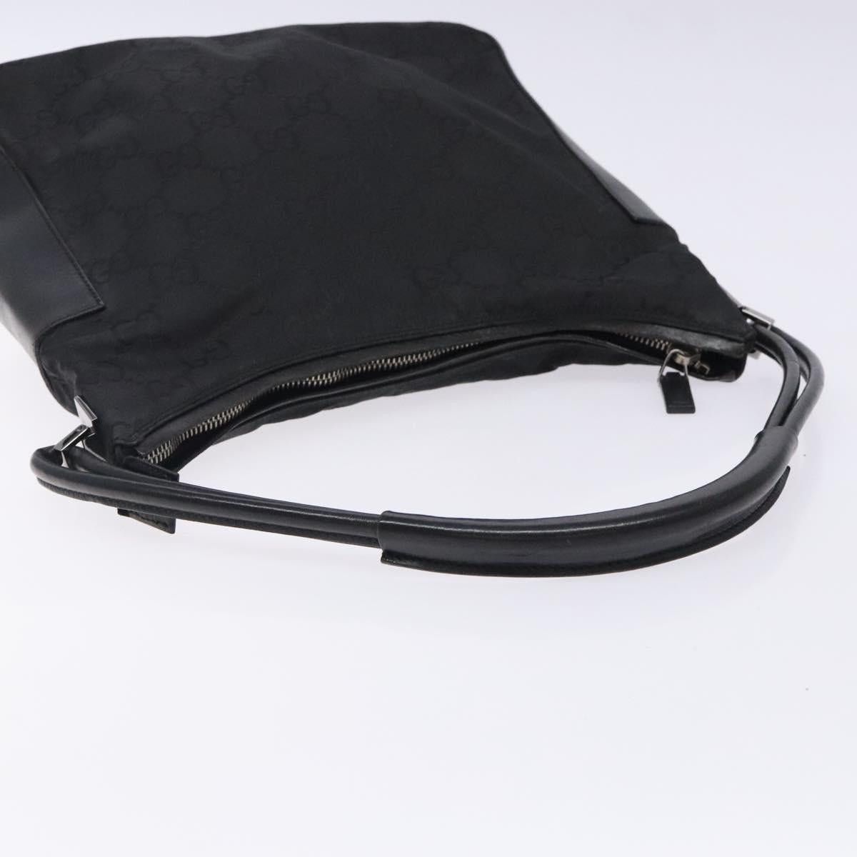 Gucci GUCCI GG Canvas Shoulder Bag Nylon Black Silver 001 001 Size ONE SIZE - 7 Thumbnail