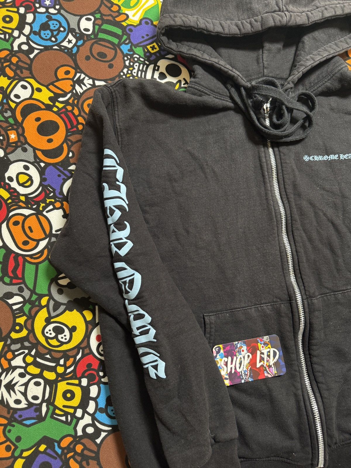 Chrome Hearts Chrome Hearts Icey Blue Script Logo Thermal Hoodie Size US M / EU 48-50 / 2 - 5 Thumbnail