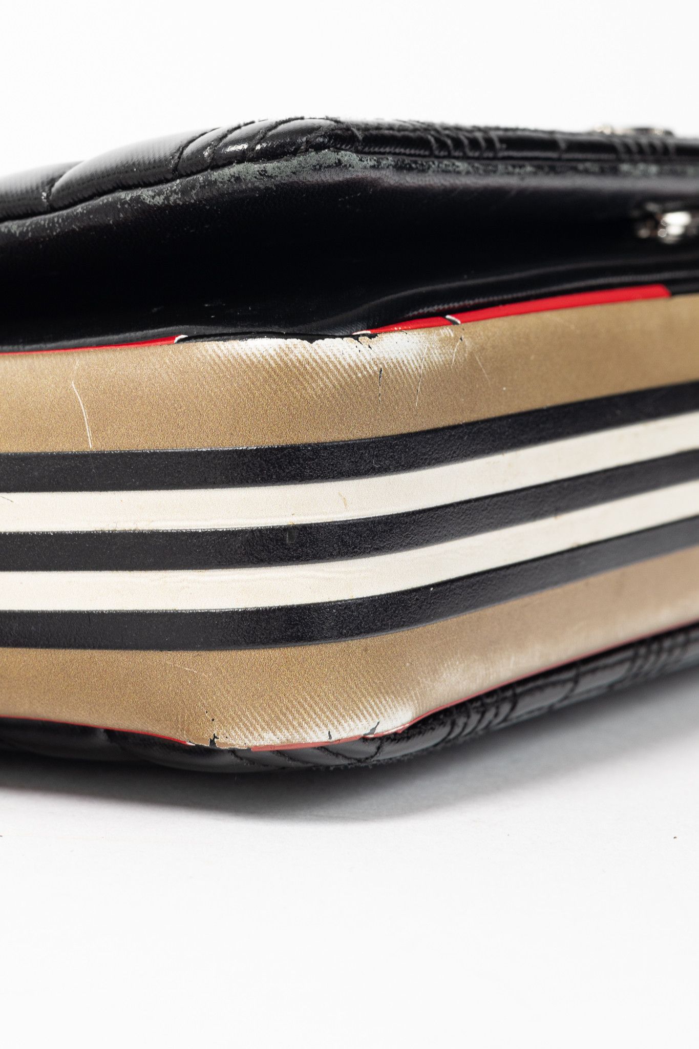 Burberry Burberry Lola Small Quilted Leather Icon-Stripe Shoulder Bag Size ONE SIZE - 6 Thumbnail