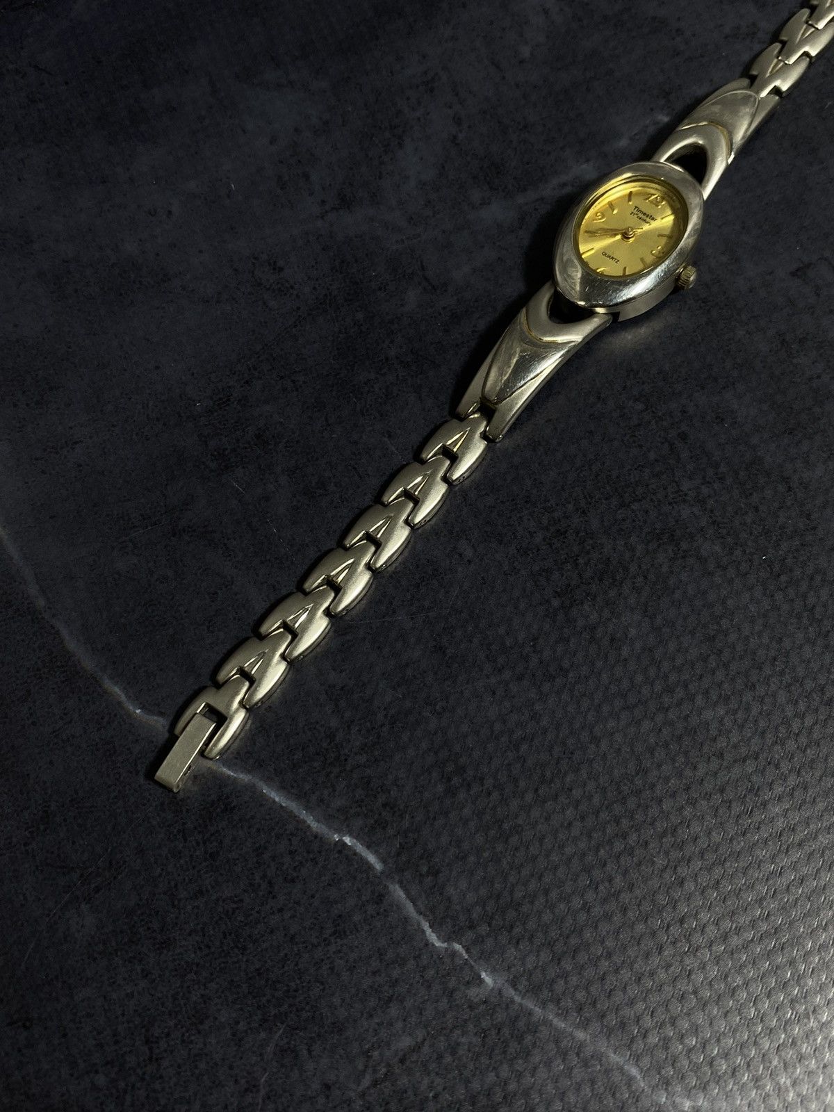 Jewelry Vintage Timestar Quartz Bracelet Watch | Gold Dial Size ONE SIZE - 4 Thumbnail