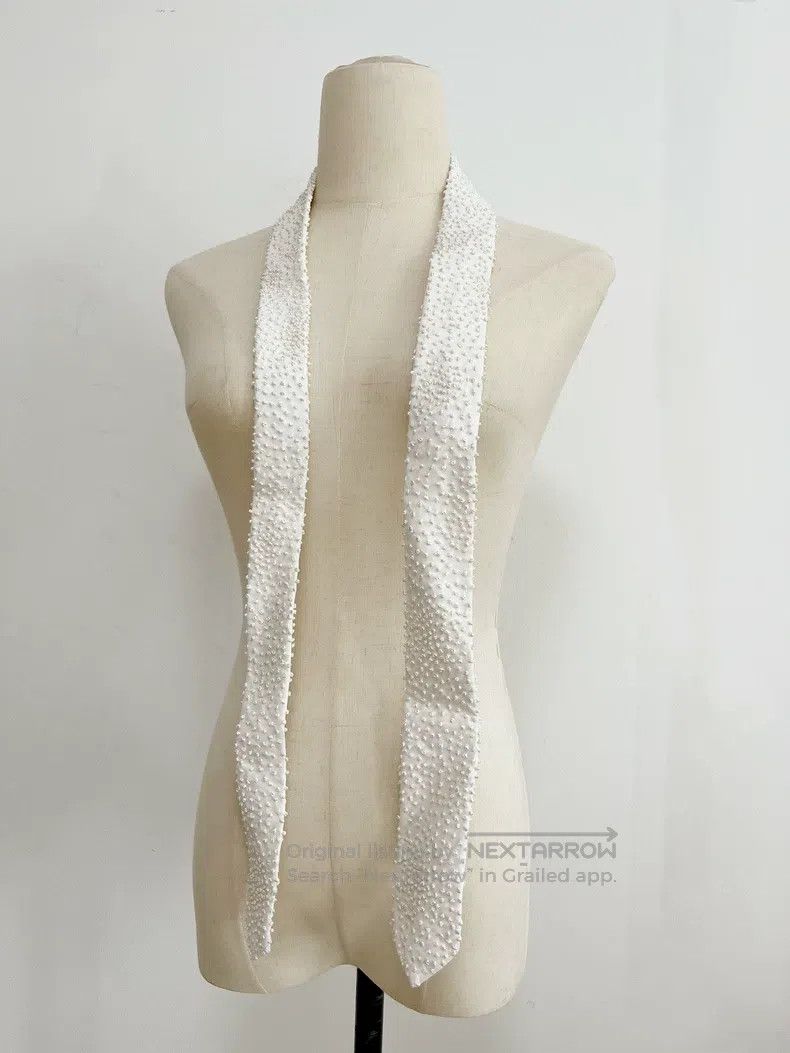 Ann Demeulemeester Ann Demeulemeester Embroidered Ball Tie Size ONE SIZE - 2 Thumbnail
