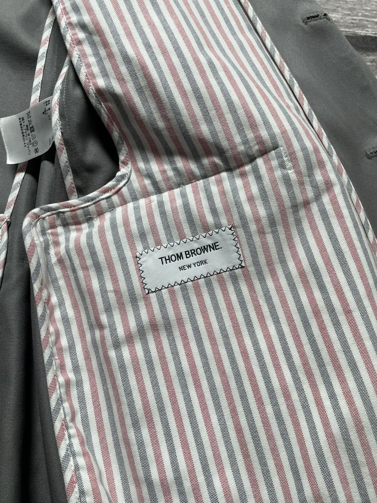 Thom Browne Thom Browne Grey Unconstructed Classic Blazer Size 48R - 11 Thumbnail