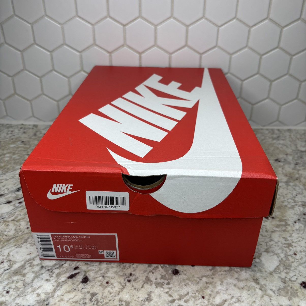 Nike Size 10.5 - Nike Dunk Low Racer Blue white Clean With Box Size US 10.5 / EU 43-44 - 14 Thumbnail