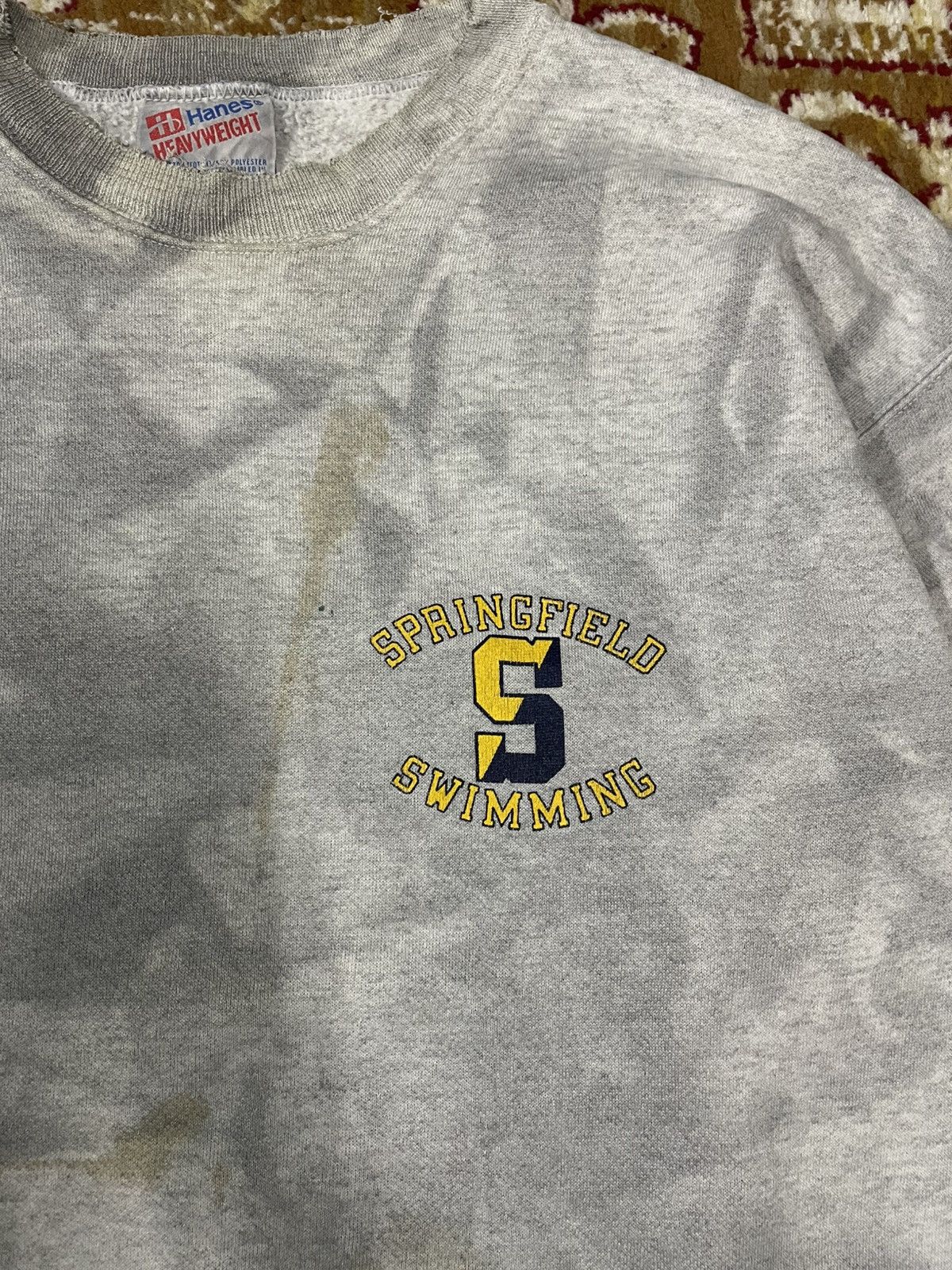 Vintage Perfect Sun Faded Vintage Y2K Trashed Baggy Sweatshirt Size US XL / EU 56 / 4 - 4 Thumbnail