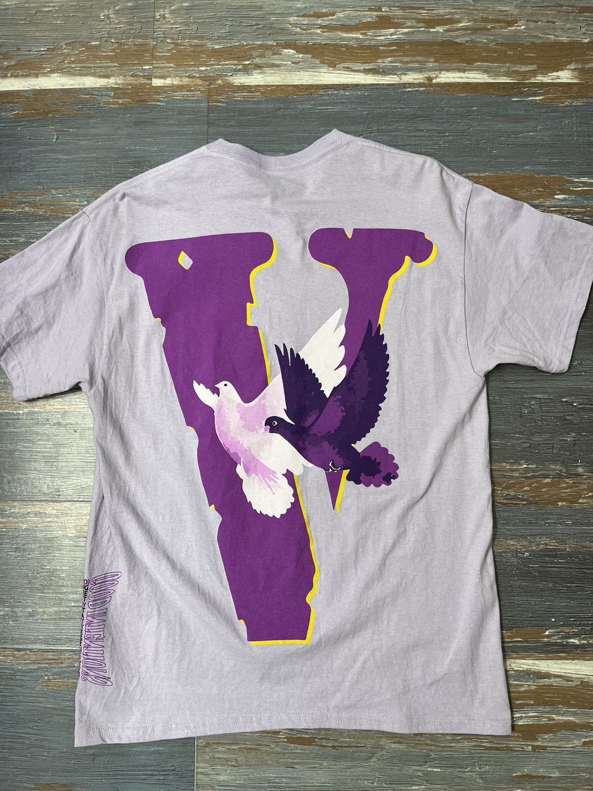 NEW Authentic VLONE X NAV Good Intentions Doves T-Shirt - White Graphic Tee (Multiple Sizes) 6 thumbnail image