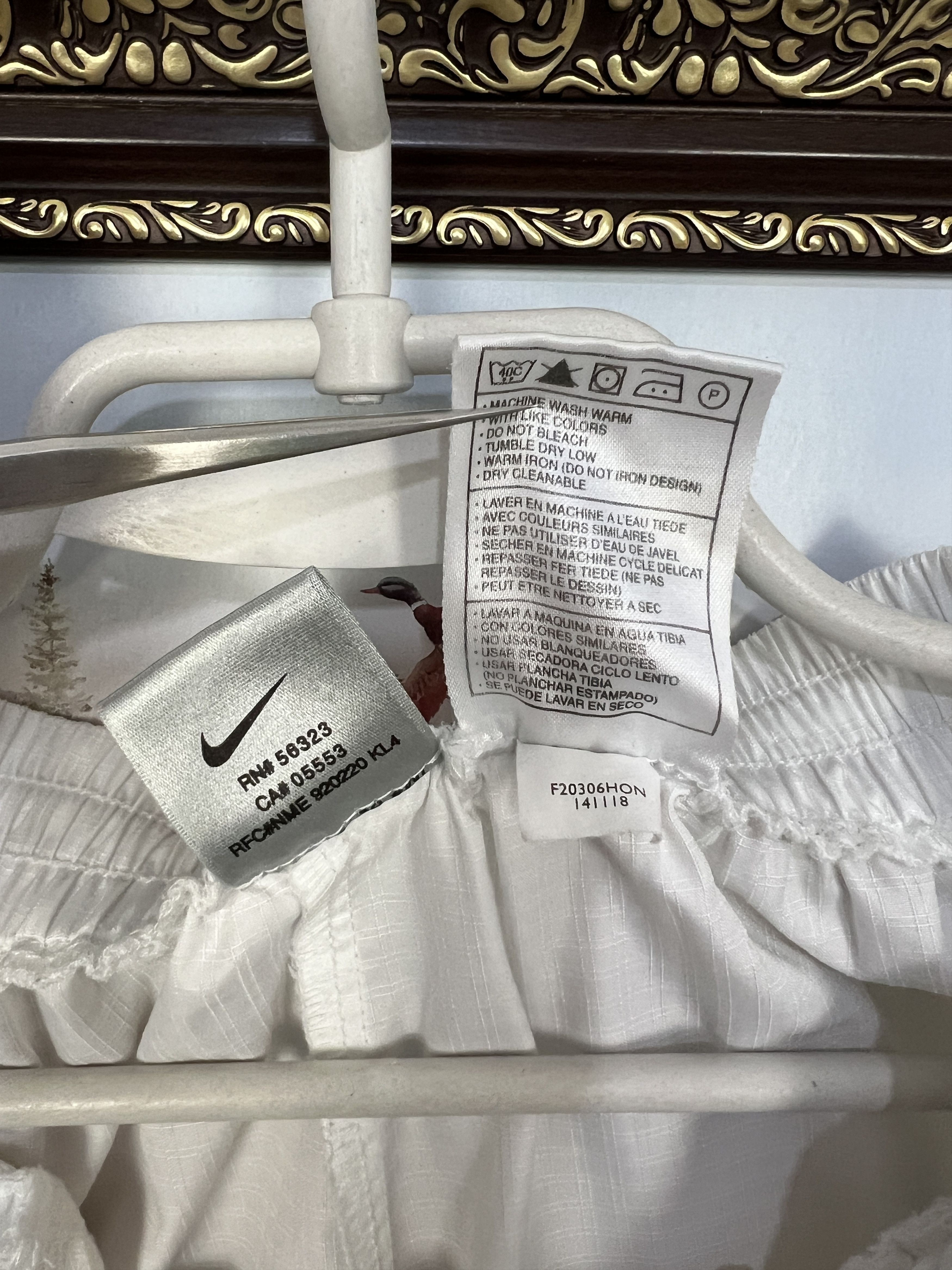 Nike Vintage Nike Court Andre Agassi White Shorts Mens Tennis M Size US 32 / EU 48 - 7 Thumbnail
