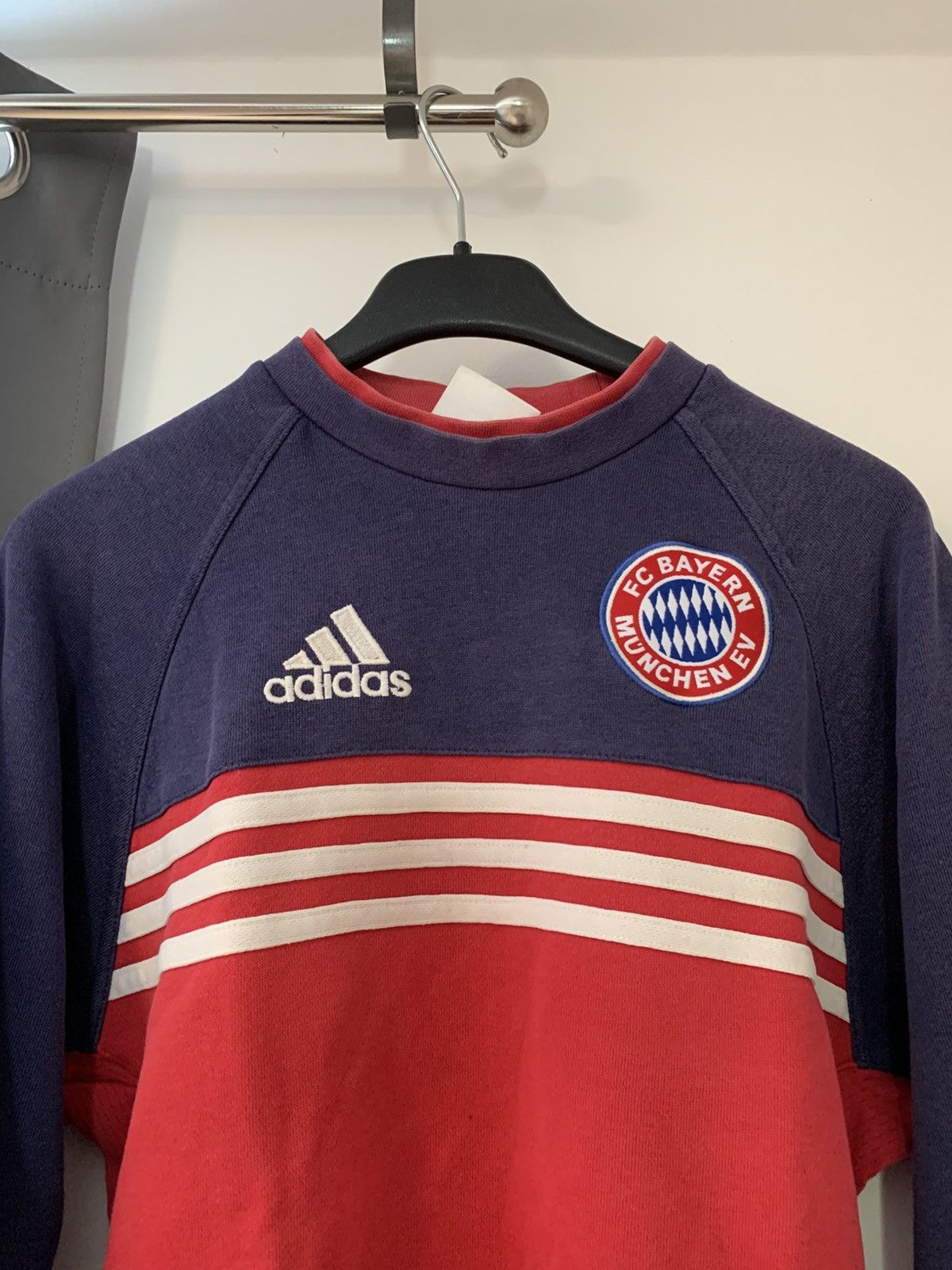 Adidas × Vintage Vintage Sweatshirt Adidas Bayern Size US M / EU 48-50 / 2 - 2 Thumbnail
