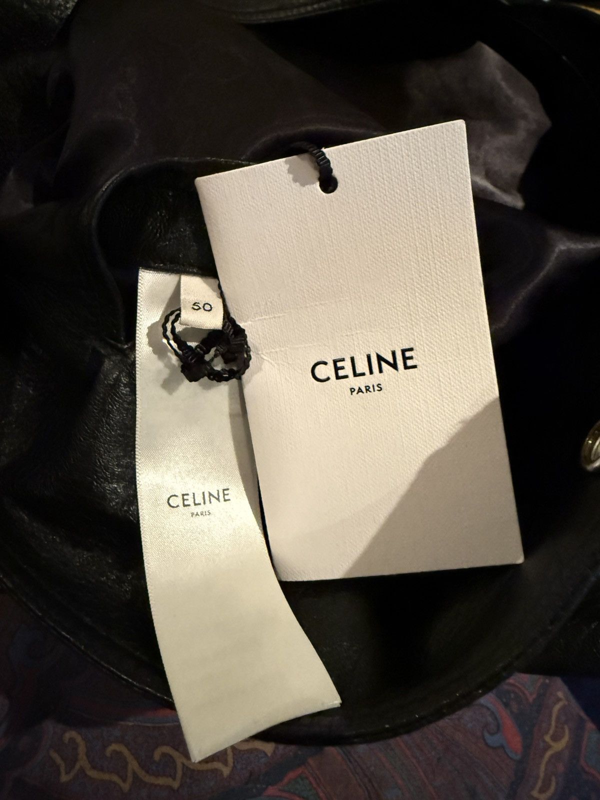 Celine $8.4K 🤑 SS21 Celine leather teddy sequin jacket Hedi Slimane Size US M / EU 48-50 / 2 - 22 Thumbnail