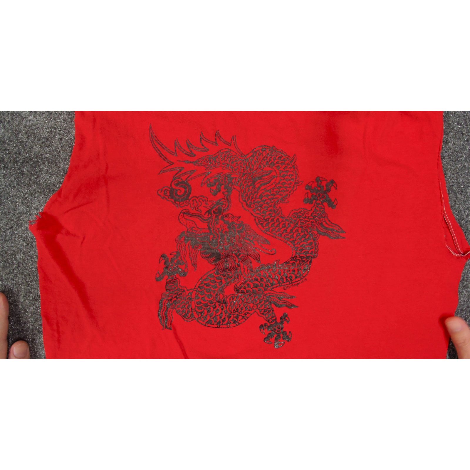 Vintage Screen Stars VTG 1979 Ed Hayes Dragon Single Stitch Cutoff Size US S / EU 44-46 / 1 - 7 Thumbnail