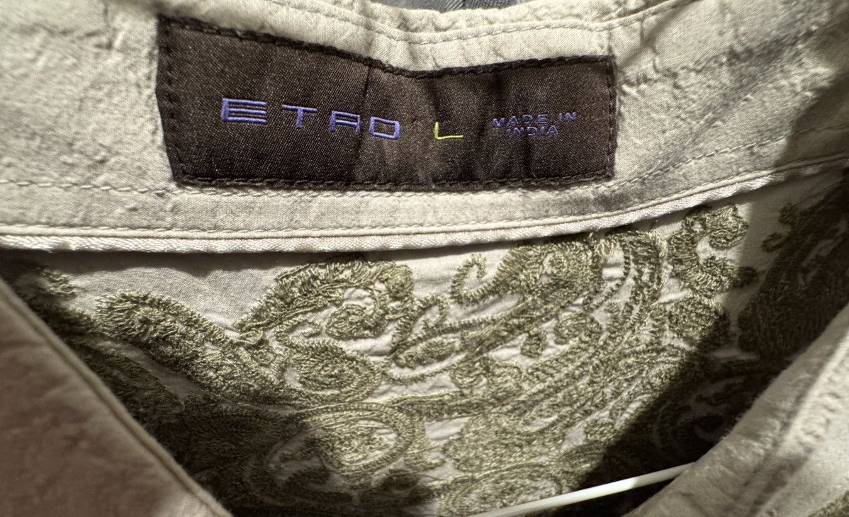 Etro Etro Embroidered Shirt Size US L / EU 52-54 / 3 - 3 Thumbnail
